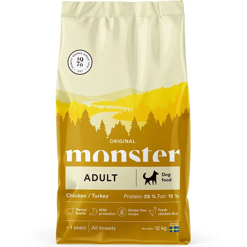 Monster Dog Original Adult Chicken/Turkey 12 kg från Monster – köp hos Apotek Hjärtat