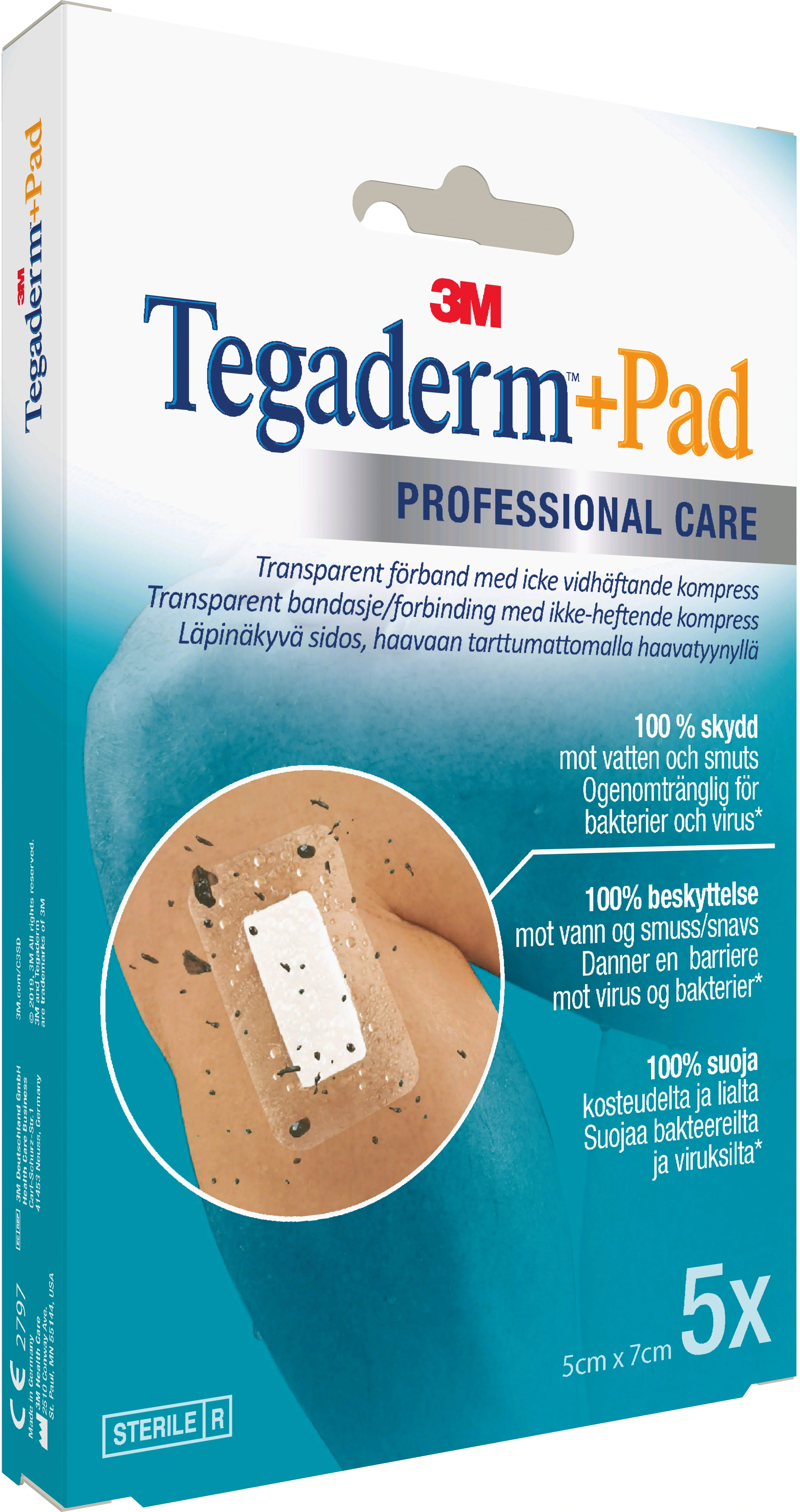 3M Tegaderm +Pad Filmförband 5cm x 7cm från Tegaderm – köp hos Apotek Hjärtat