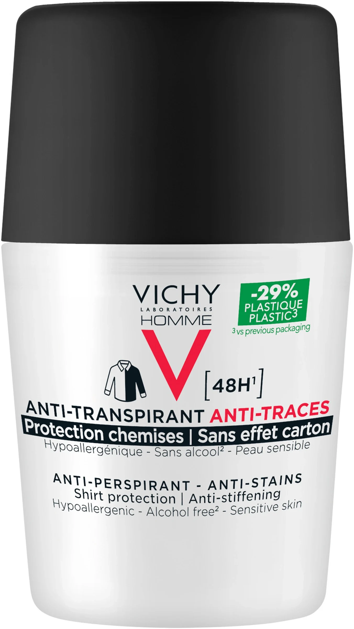 Vichy Homme Anti-stains 48h 50 ml från Vichy – köp hos Apotek Hjärtat