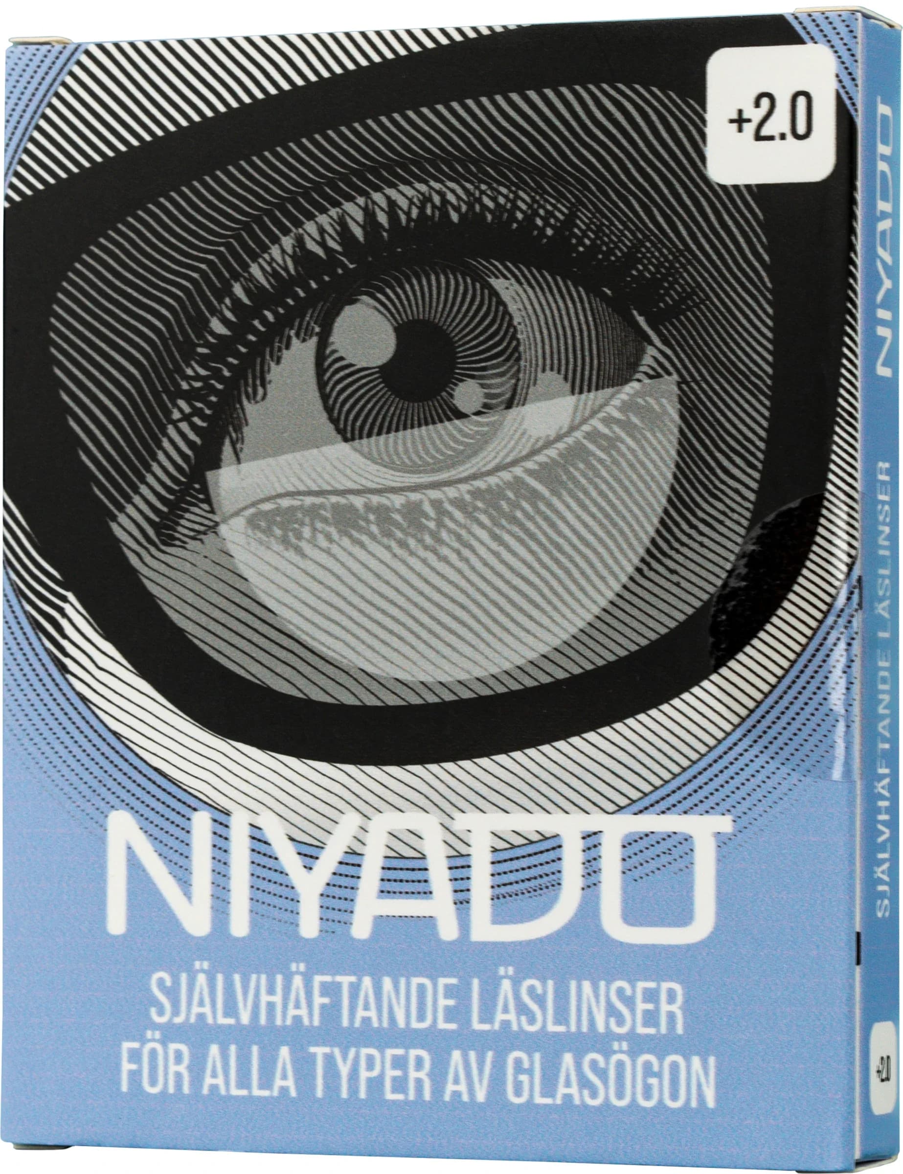 NIYADO Självhäftande Optiska Silikonlinser 1-par +2,0 från NIYADO – köp hos Apotek Hjärtat