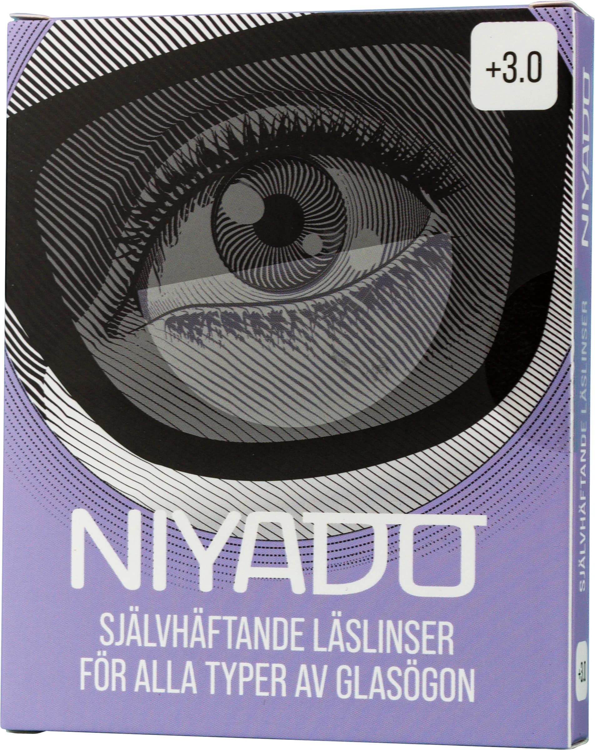 NIYADO Självhäftande Optiska Silikonlinser 1-par +3,0 från NIYADO – köp hos Apotek Hjärtat