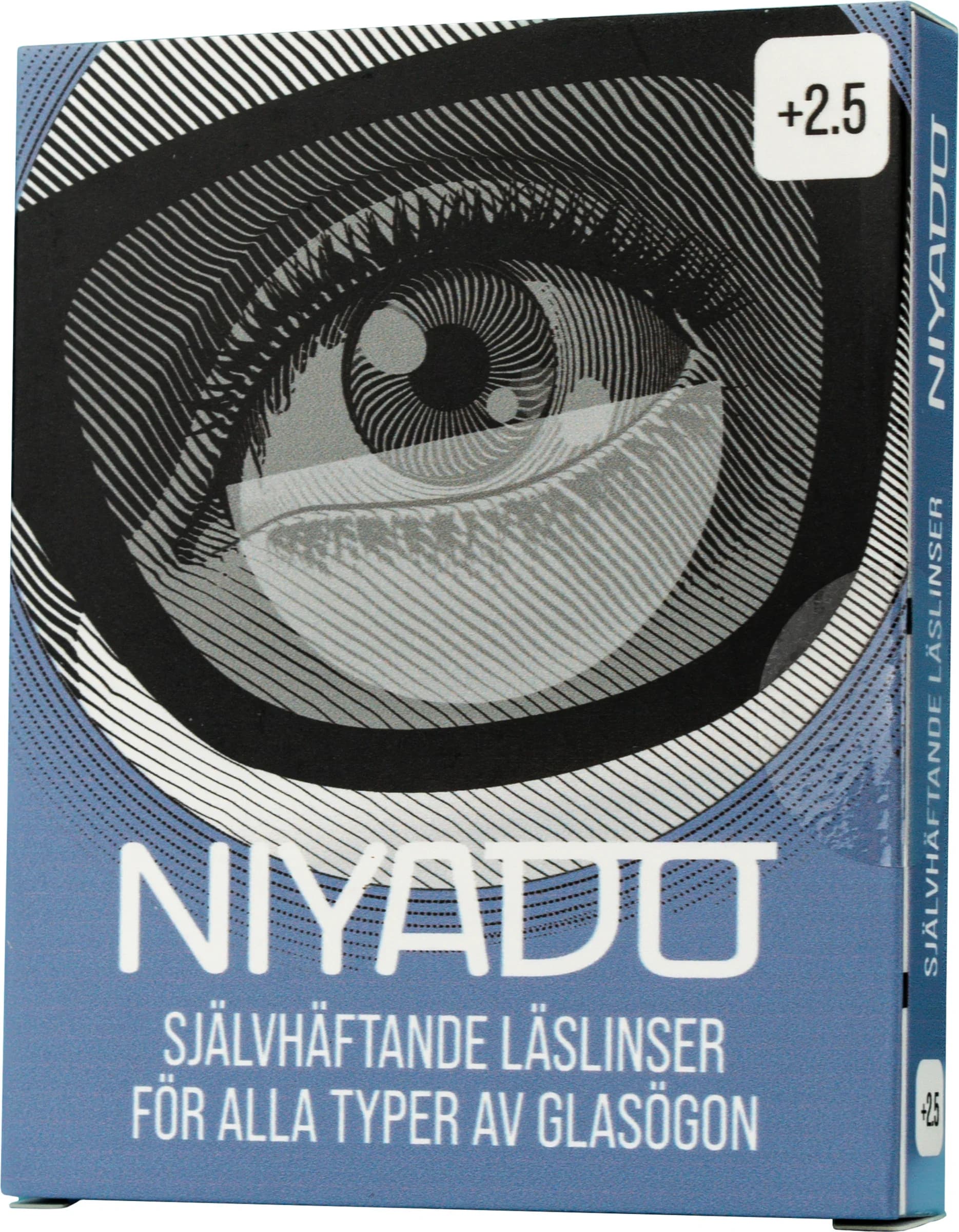 NIYADO Självhäftande Optiska Silikonlinser 1-par +2,5 från NIYADO – köp hos Apotek Hjärtat