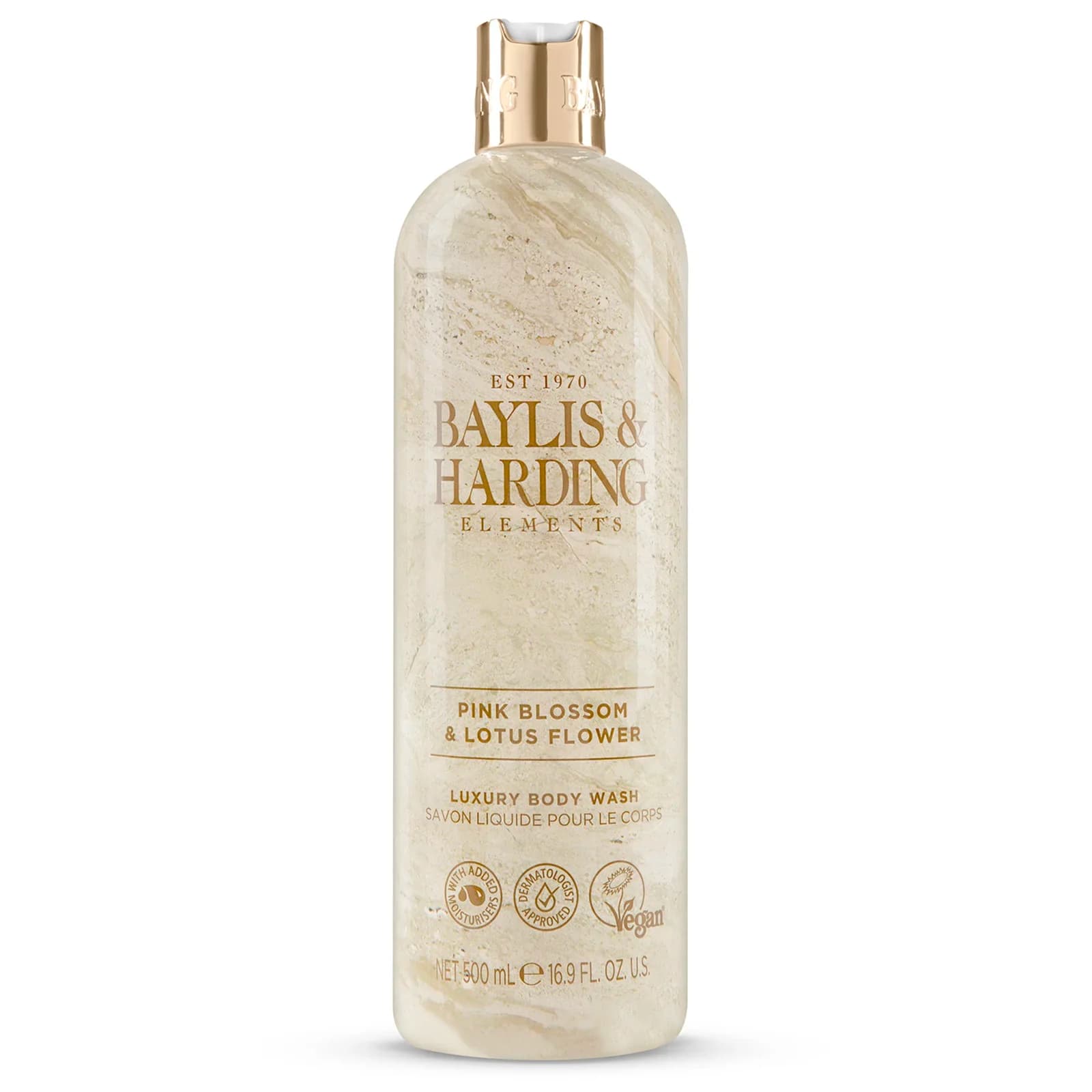 Baylis & Harding Elements Pink Blossom & Lotus Flower Body Wash 500 ml från Baylis & Harding – köp hos Apotek Hjärtat