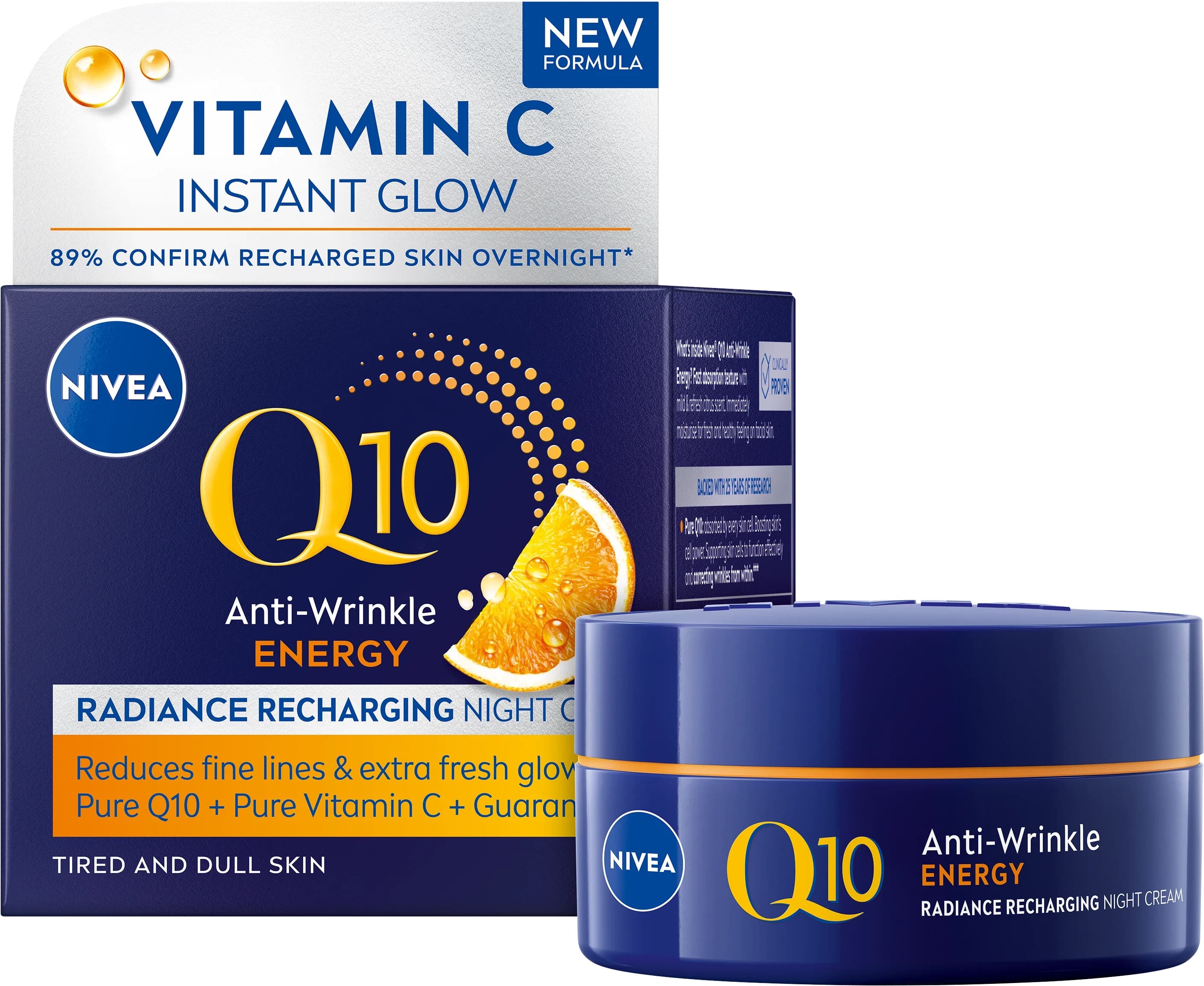Nivea Q10 Energy Recharging Night Cream 50 ml från Nivea - köp hos Apotek Hjärtat