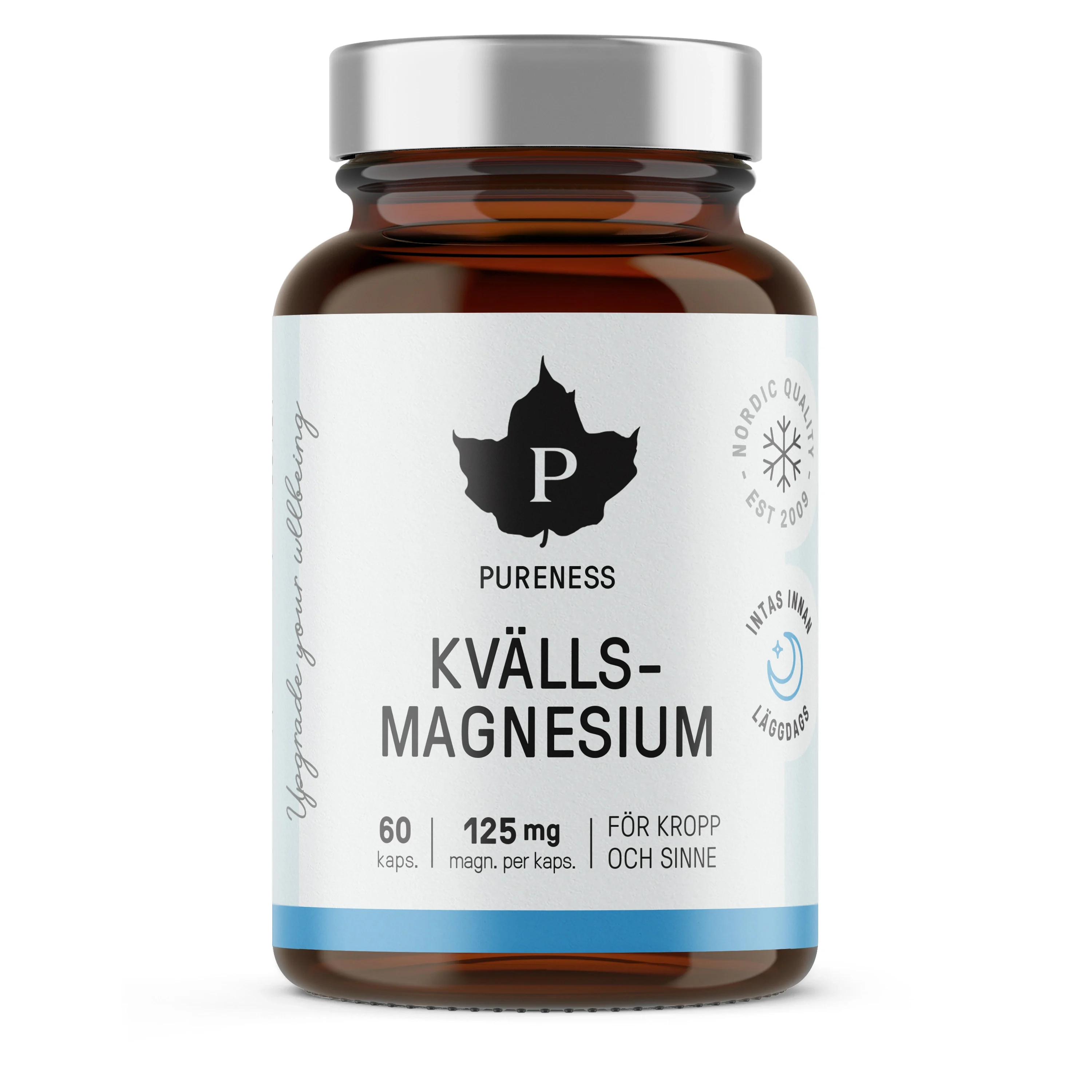 Pureness Kvällsmagnesium 60 kapslar från Pureness – köp hos Apotek Hjärtat