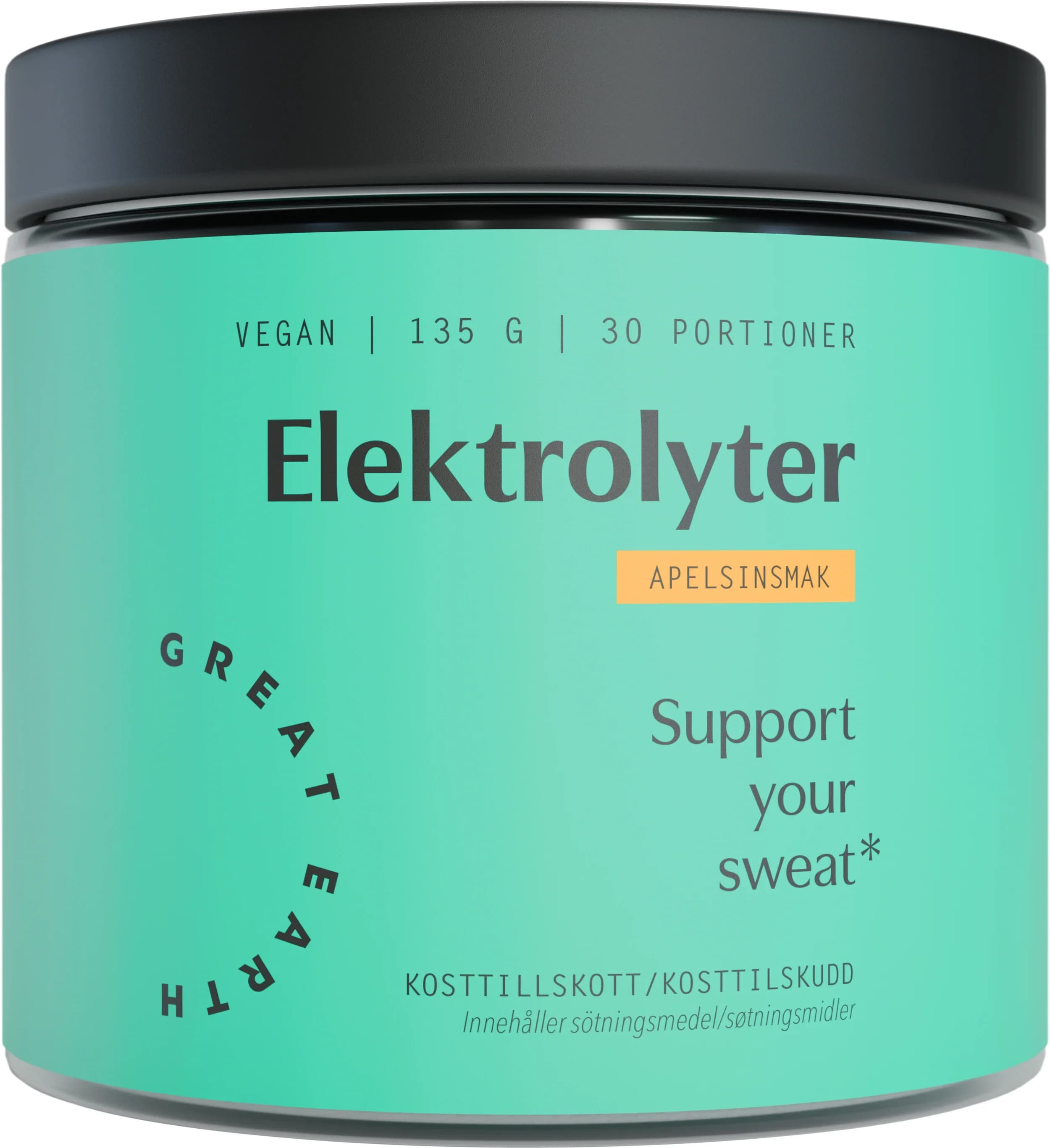 Great Earth Elektrolyter Apelsin 135 g från Great Earth – köp hos Apotek Hjärtat