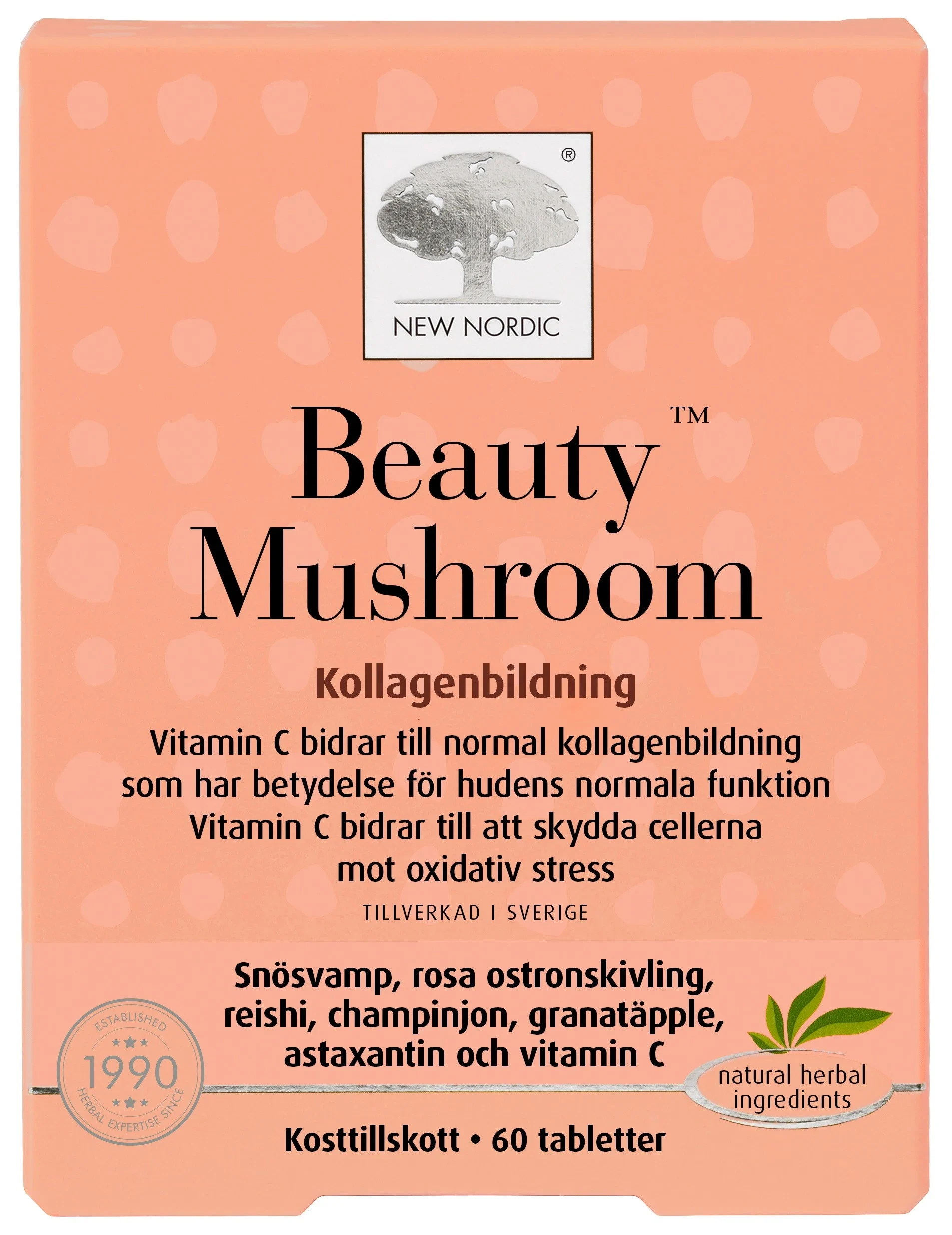 New Nordic Beauty Mushroom 60 st från New Nordic – köp hos Apotek Hjärtat