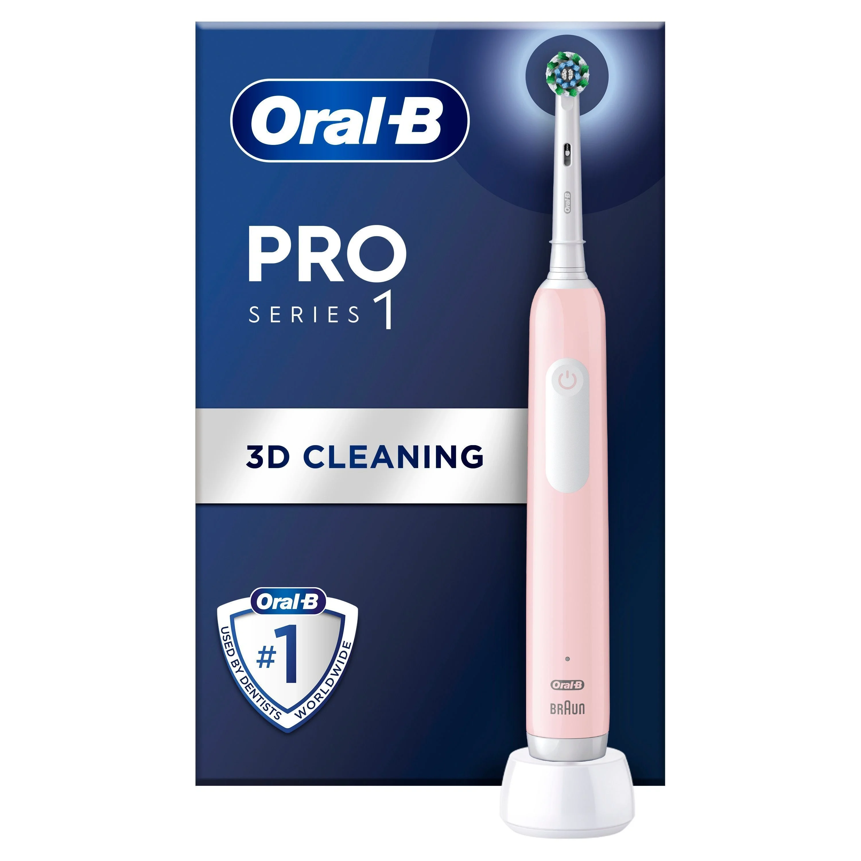 Oral-B Eltandborste Pro1 Pink från Oral-B – köp hos Apotek Hjärtat