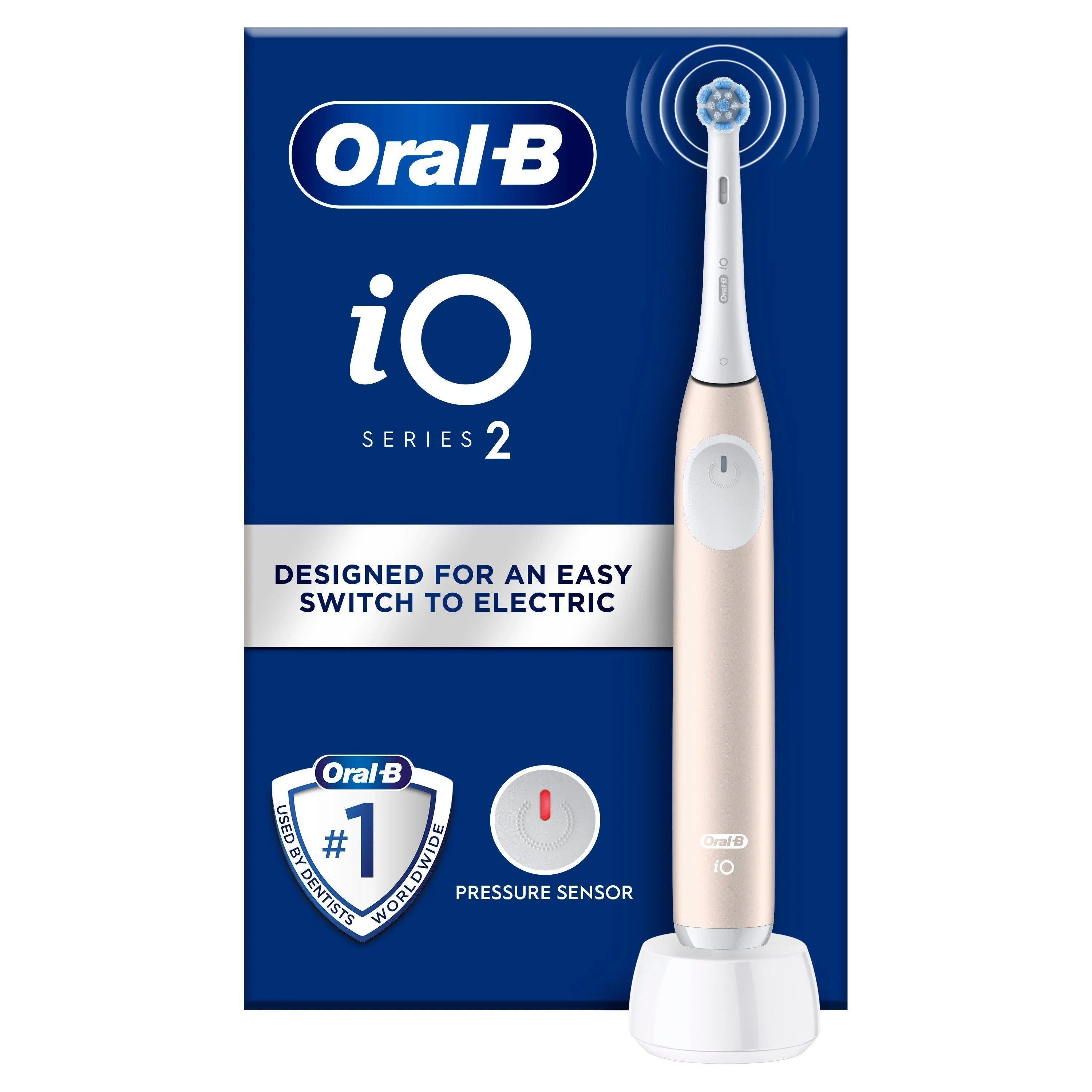 Oral-B Eltandborste iO2 Calm Pink från Oral-B – köp hos Apotek Hjärtat