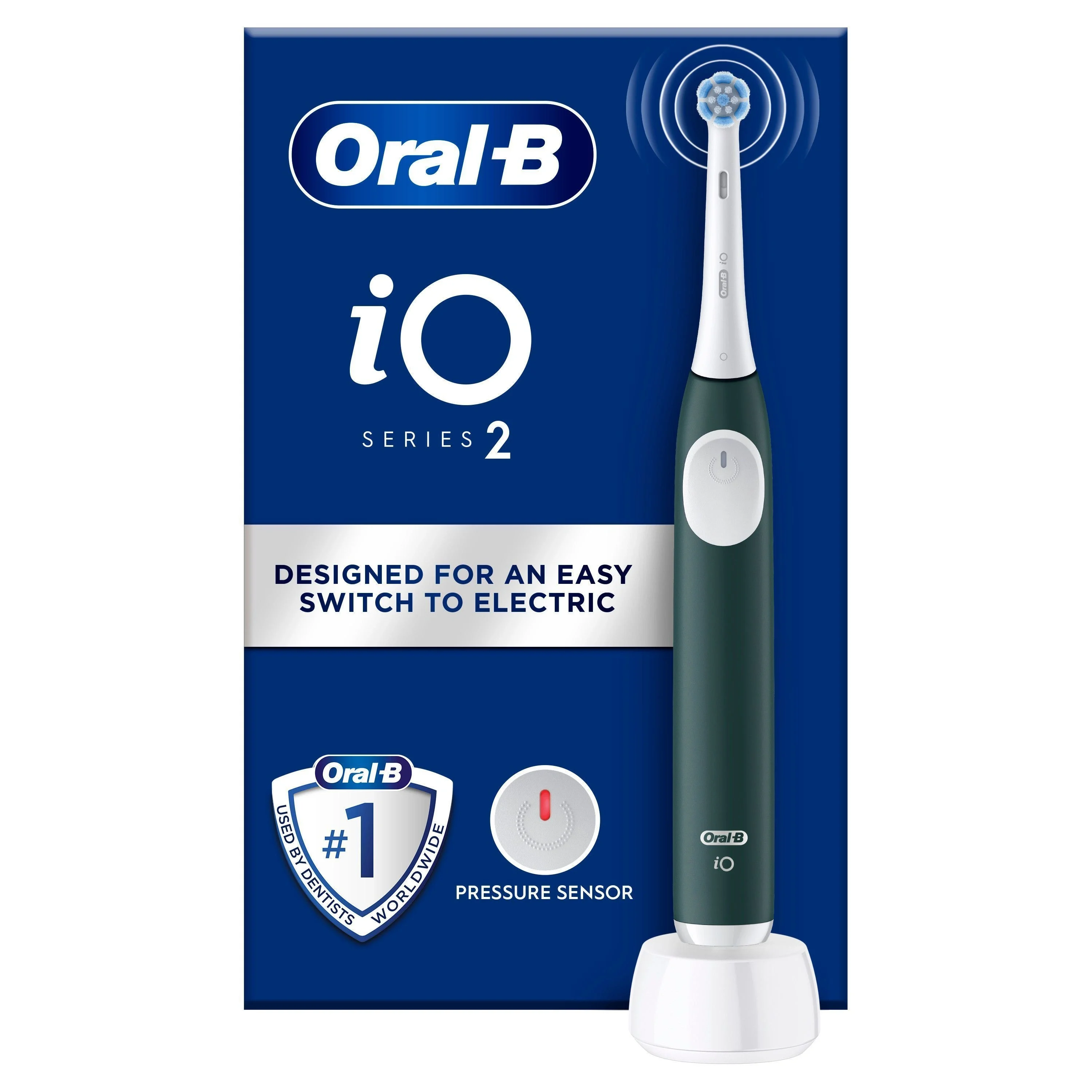 Oral-B Eltandborste iO2 Forest Green från Oral-B – köp hos Apotek Hjärtat