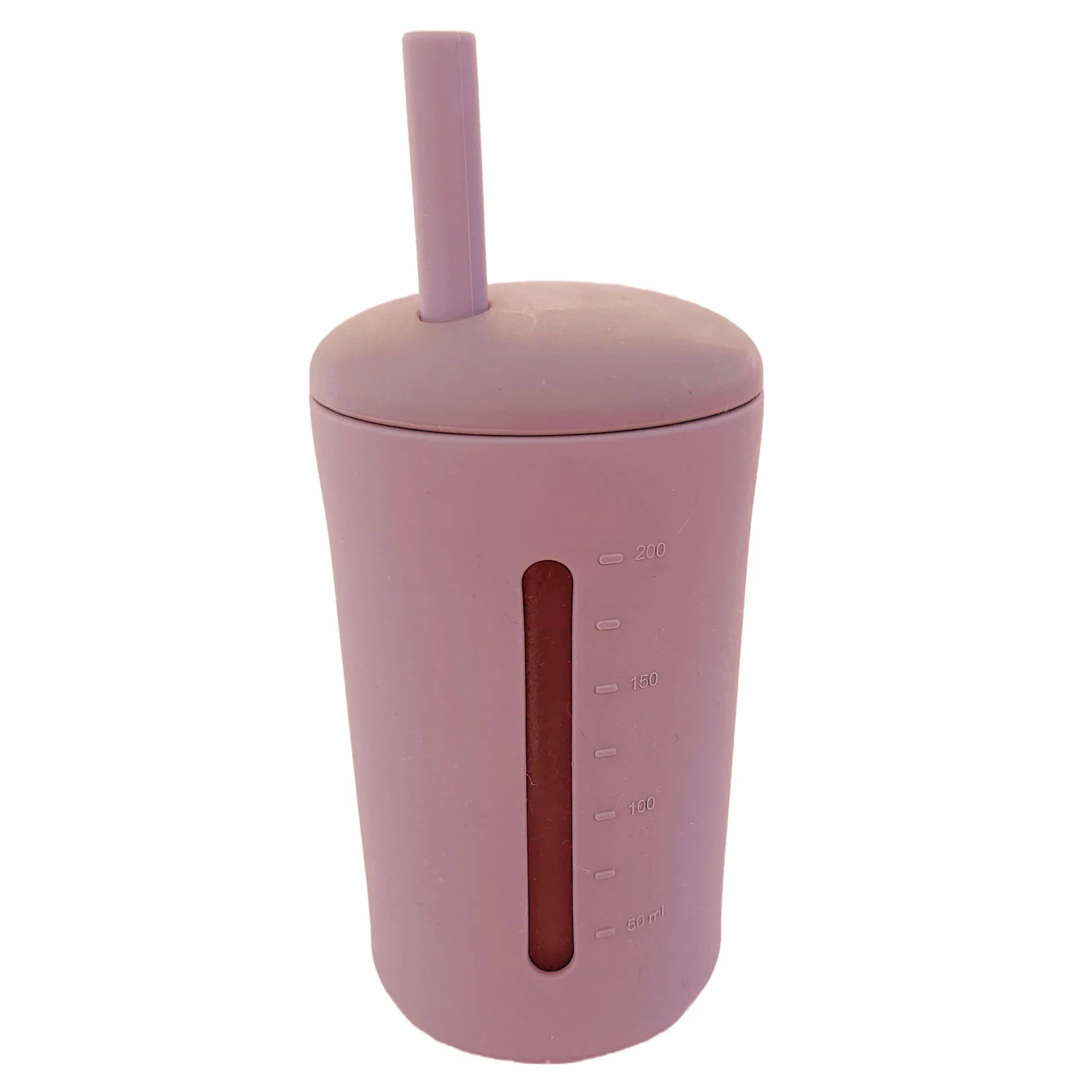 Summerville Organic Mugg med sugrör Silikon 200ml Dusty Rose från Summerville Organic – köp hos Apotek Hjärtat