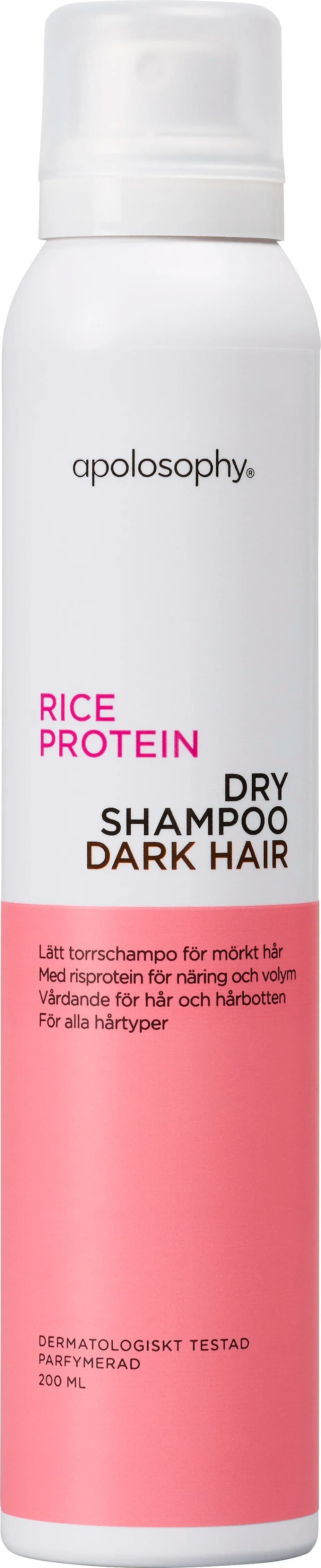 Apolosophy Dry Shampoo Dark Hair 200 ml från Apolosophy – köp hos Apotek Hjärtat