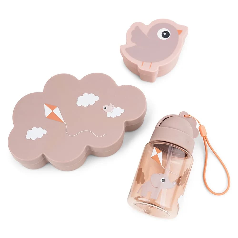 Done by Deer Lunch & Snack Box w/straw Bottle Playground Powder från Done by Deer – köp hos Apotek Hjärtat
