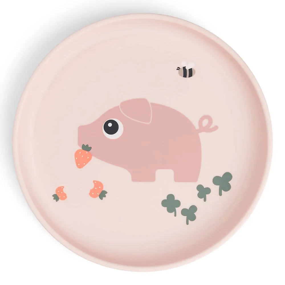 Done by Deer Foodie Plate Tiny Farm Powder från Done by Deer – köp hos Apotek Hjärtat