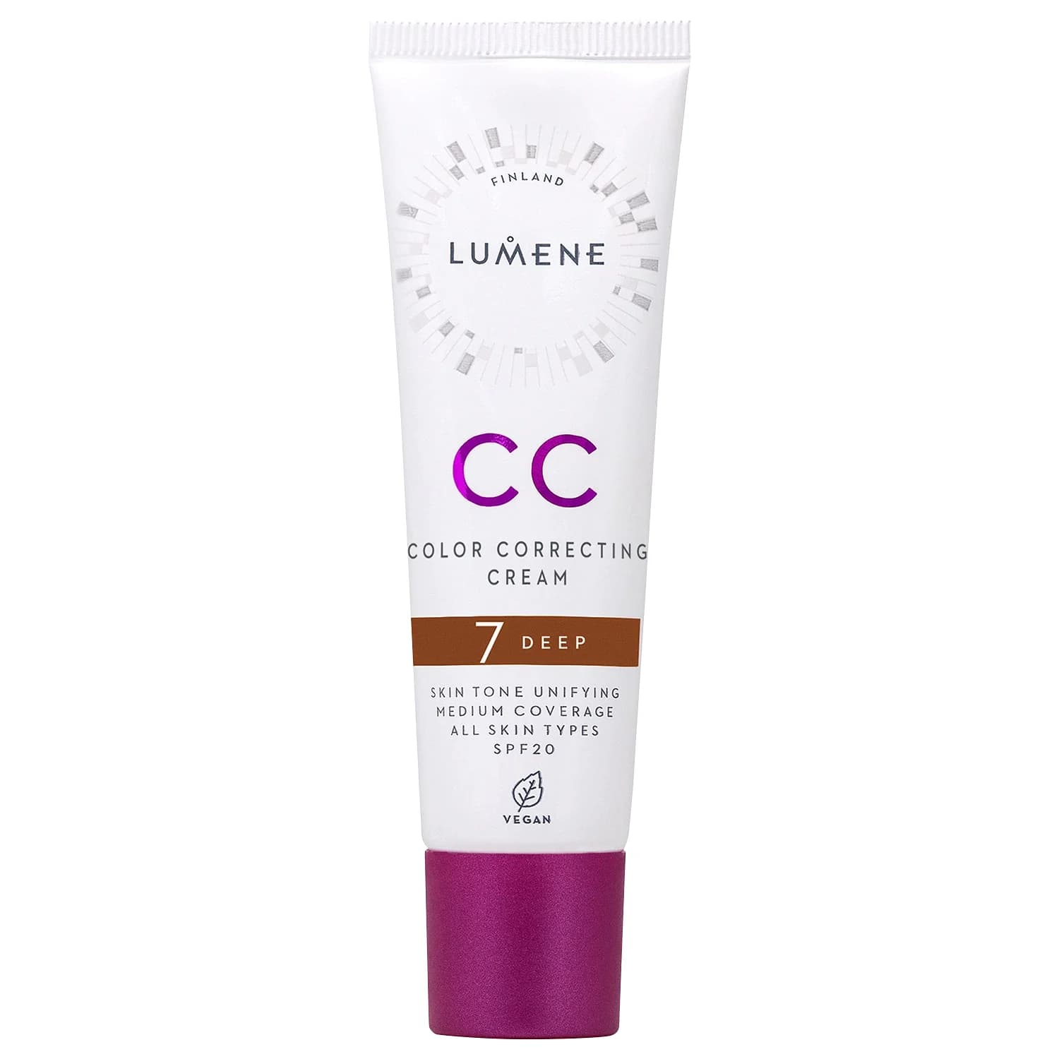Lumene CC Cream SPF 20, 30 ml 7.0 Deep från Lumene – köp hos Apotek Hjärtat