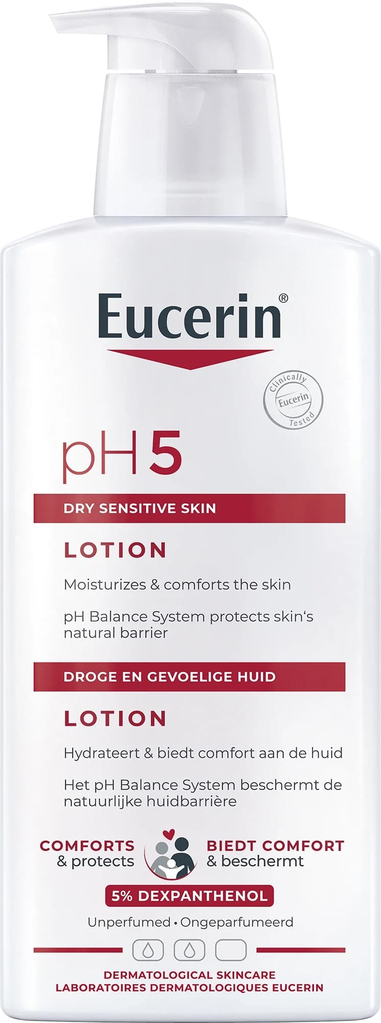 Eucerin pH5 Lotion oparfymerad 400 ml från Eucerin – köp hos Apotek Hjärtat