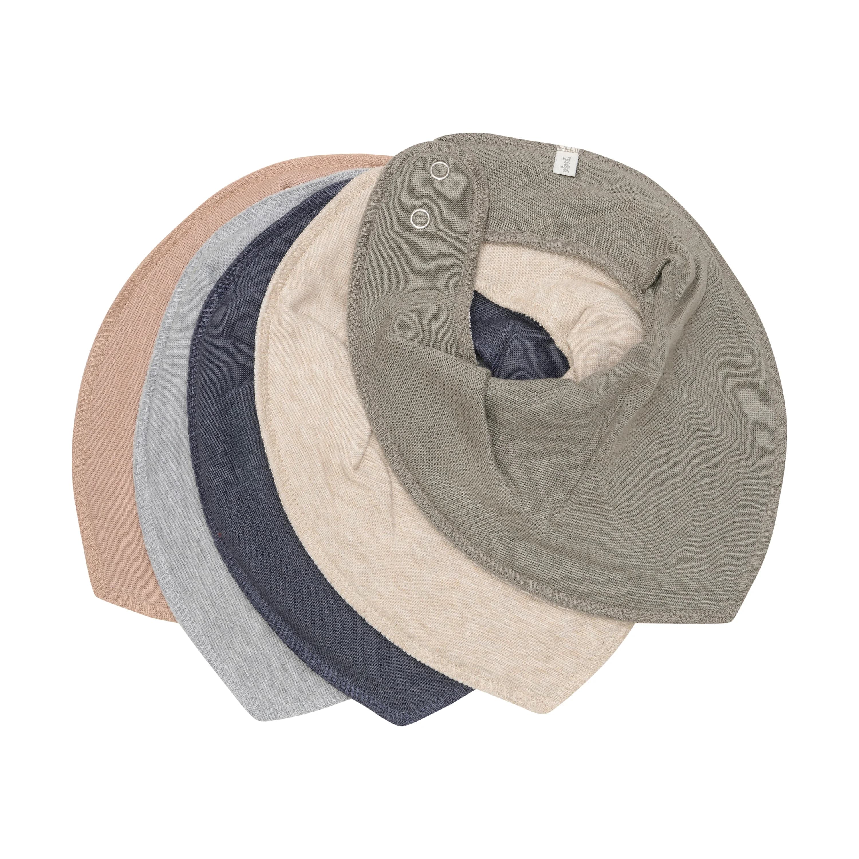 PIPPI Bandana Bib Solid Vetiver Onesize 5-pack från Pippi – köp hos Apotek Hjärtat