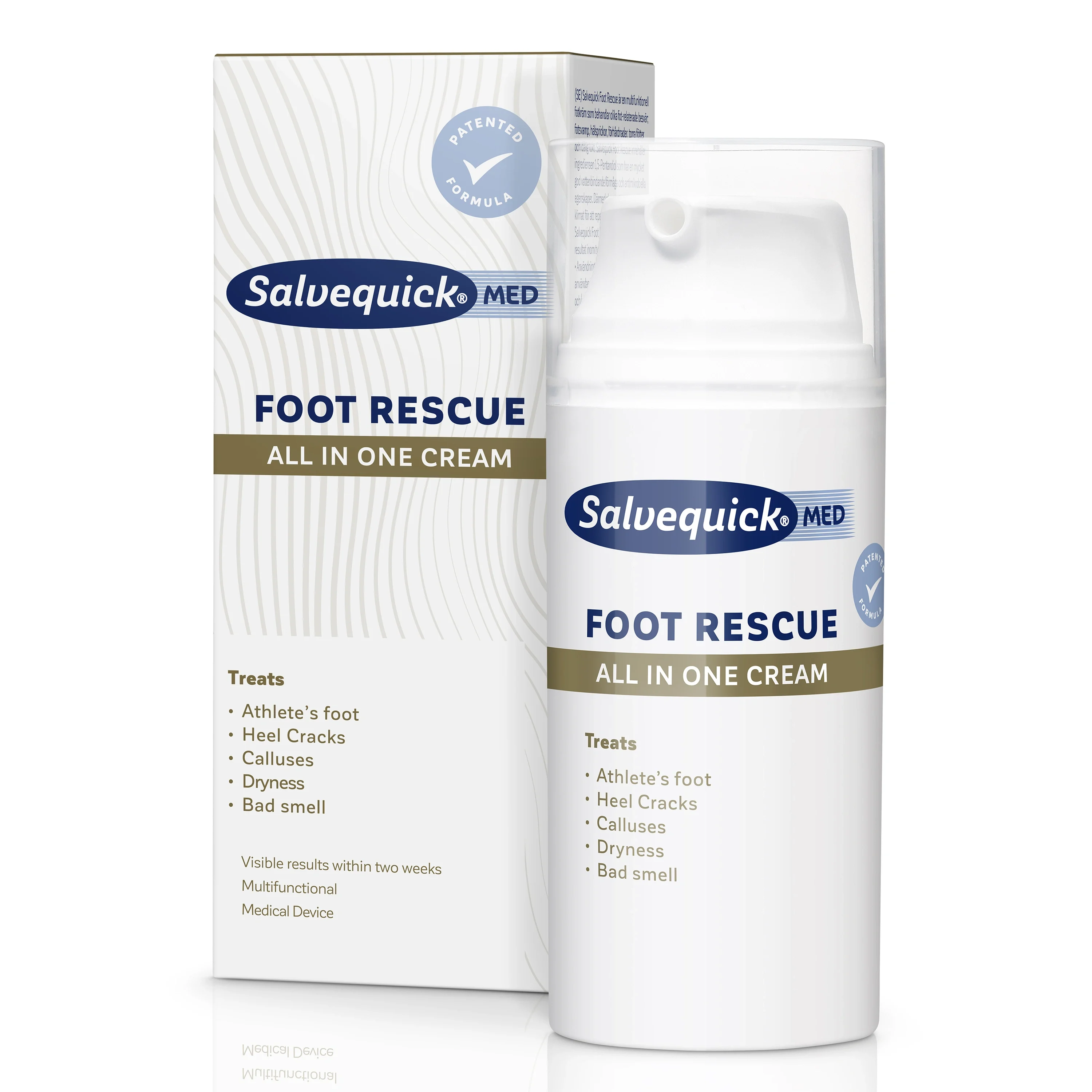 Salvequick MED Foot Rescue All In One Foot Cream 100 ml från Salvequick – köp hos Apotek Hjärtat