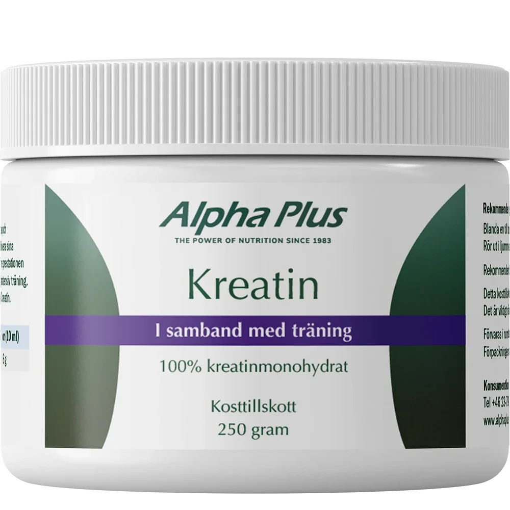 Alpha Plus Kreatin 250 g från Alpha Plus – köp hos Apotek Hjärtat