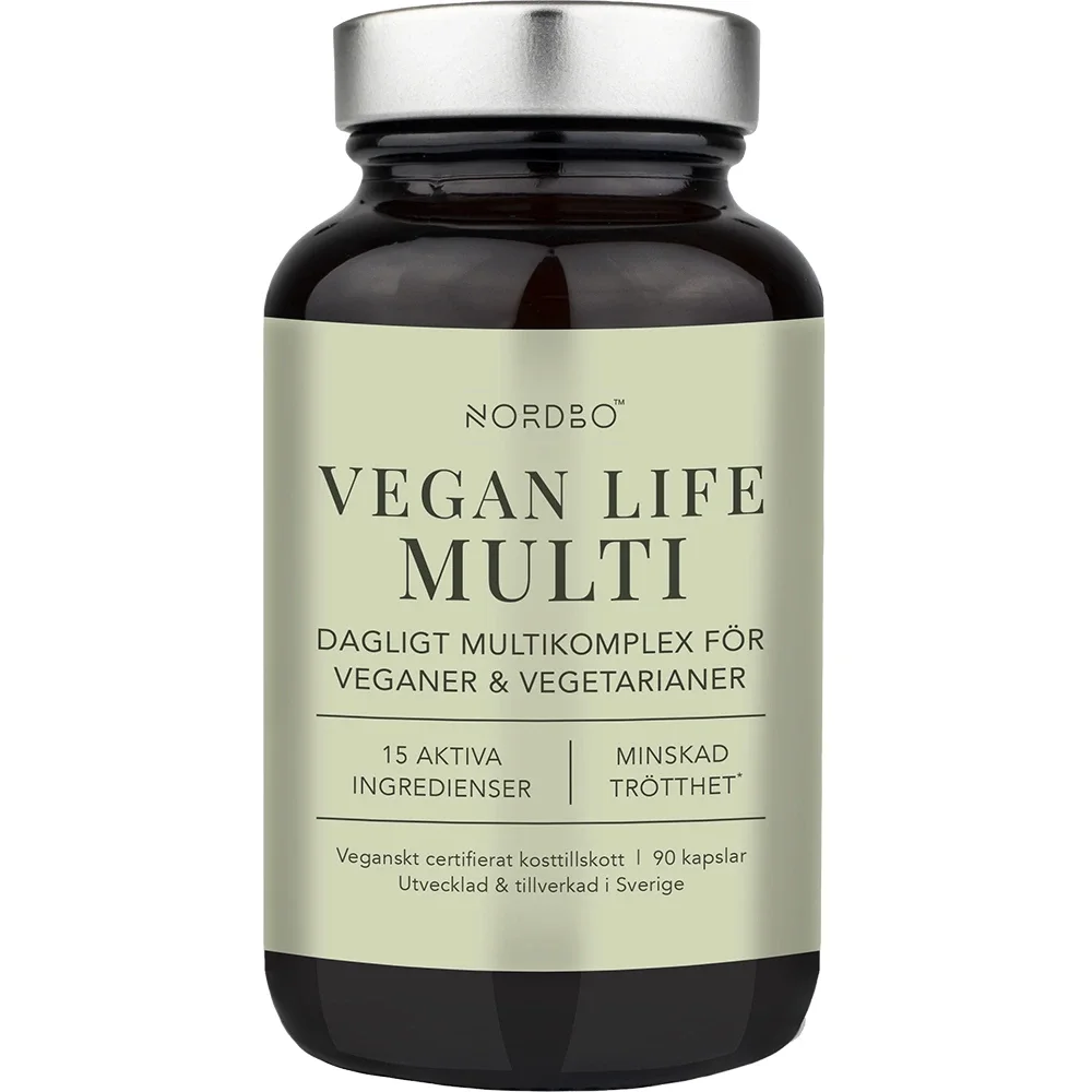 Nordbo Vegan Life Multi 90 kapslar från Nordbo – köp hos Apotek Hjärtat