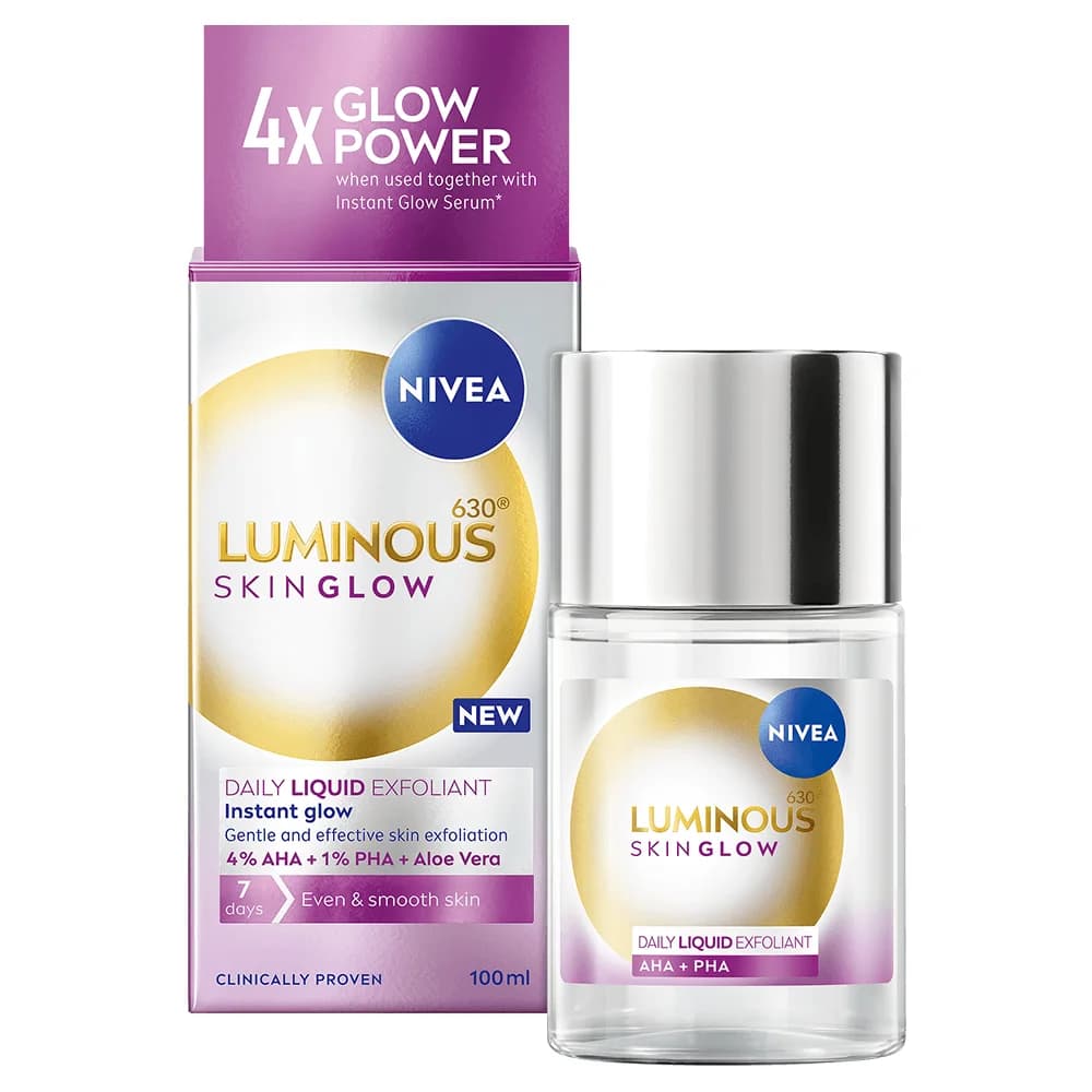 Nivea Exfoliator Luminous630 Skin Glow Daily Liquid 100 ml från Nivea – köp hos Apotek Hjärtat