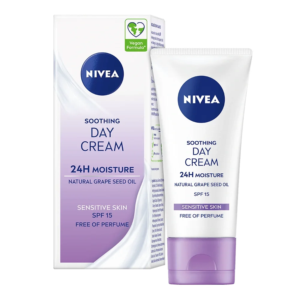 Nivea Soothing Day Cream SPF15, 50 ml från Nivea - köp hos Apotek Hjärtat