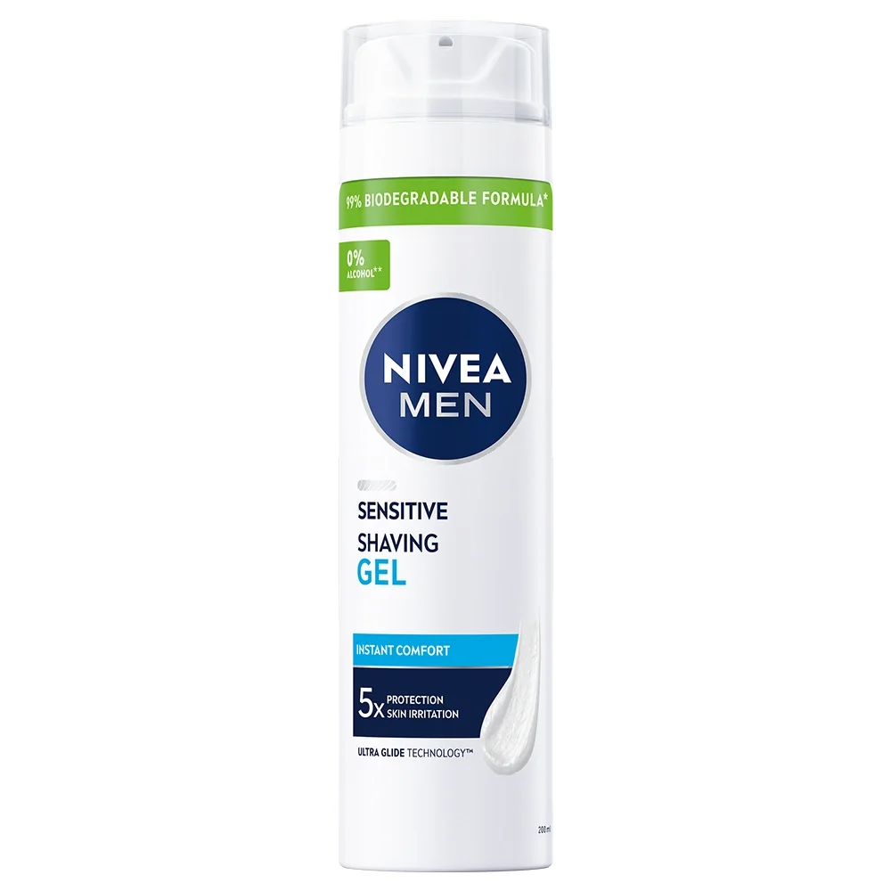 Nivea Men Sensitive Shaving Gel 200 ml från Nivea – köp hos Apotek Hjärtat