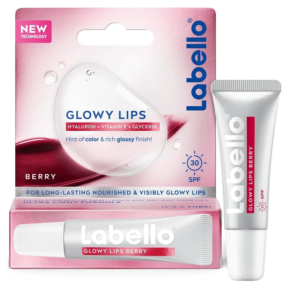 Labello Glowy Lips Berry Tinted SPF 30, 10 ml från Labello – köp hos Apotek Hjärtat