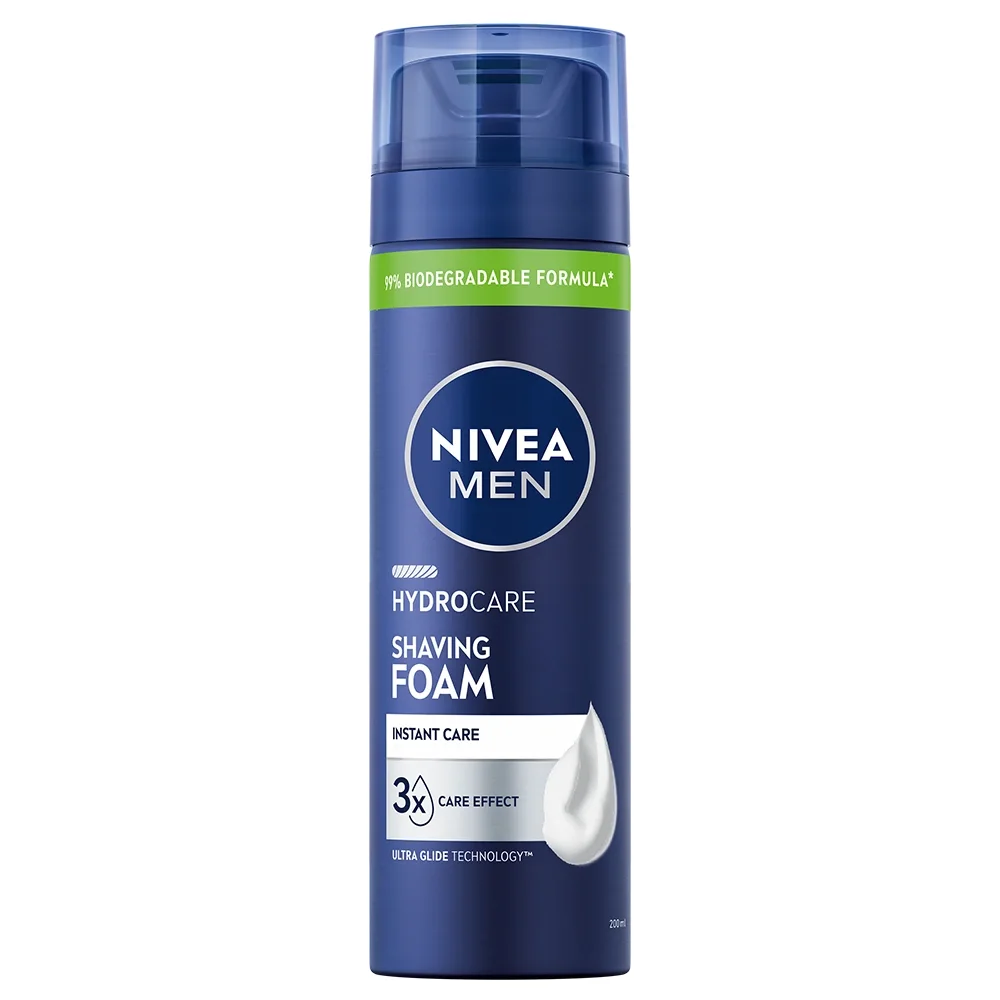 Nivea Men Hydrocare Shaving Foam 200 ml från Nivea – köp hos Apotek Hjärtat