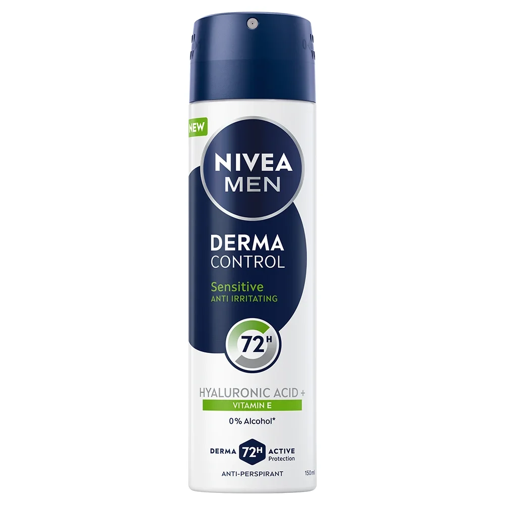 Nivea Men Deo Spray Derma Control 150 ml från Nivea – köp hos Apotek Hjärtat