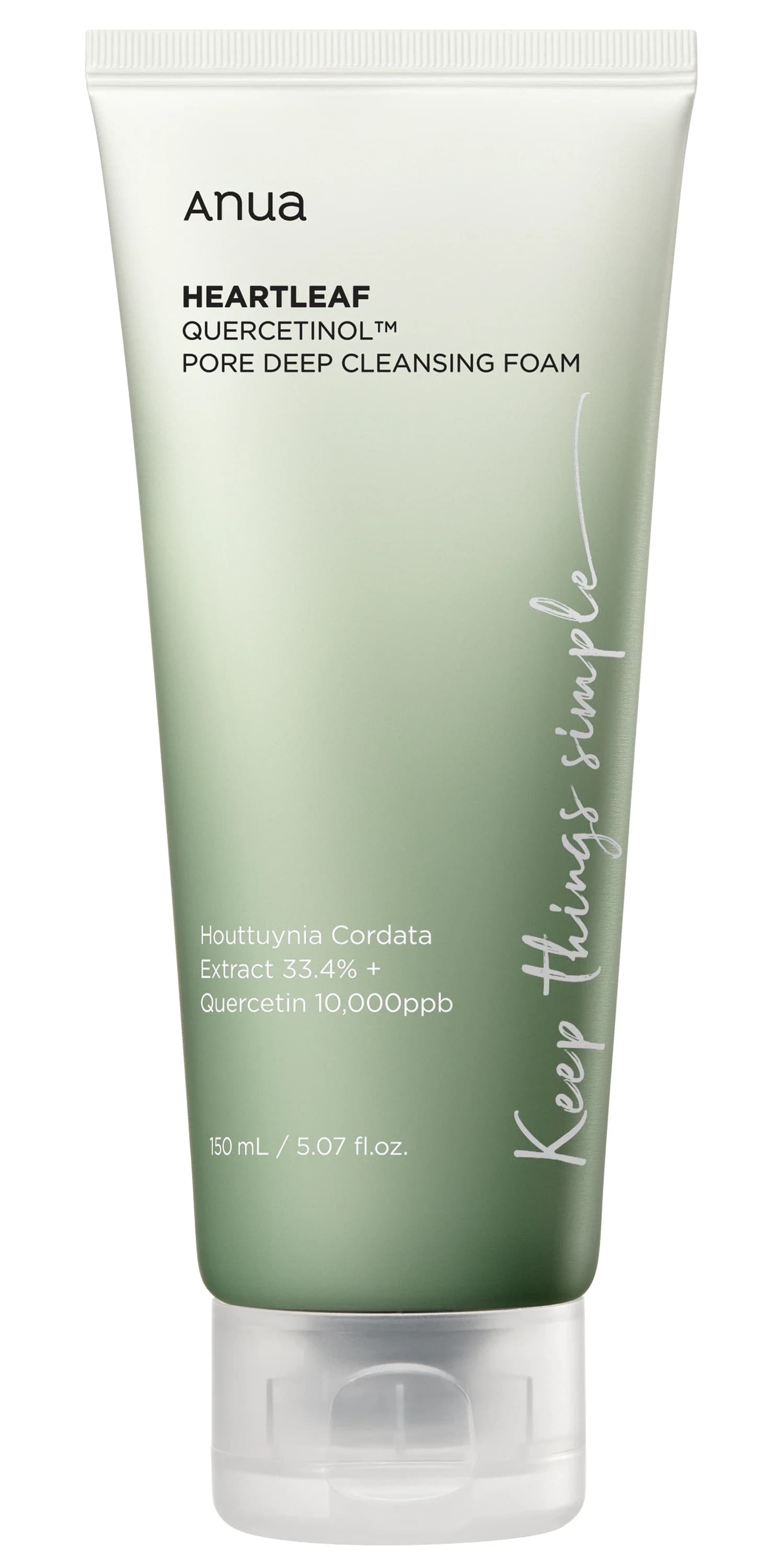 ANUA Heartleaf Quercetinol Pore Deep Cleansing Foam 150 ml – från ANUA – 162 kr – hos Apotek Hjärtat