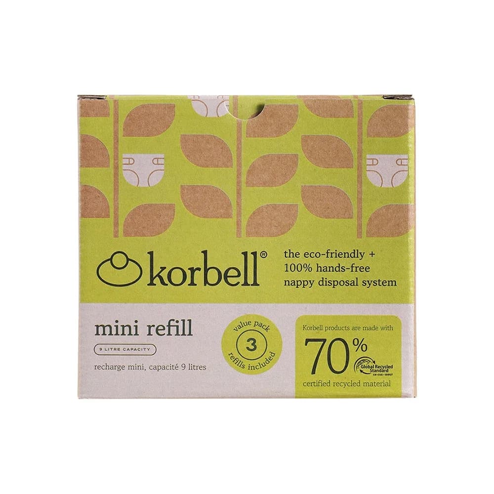 Korbell Refill Till Blöjhink Mini 9 Liter 3-pack från Korbell – köp hos Apotek Hjärtat