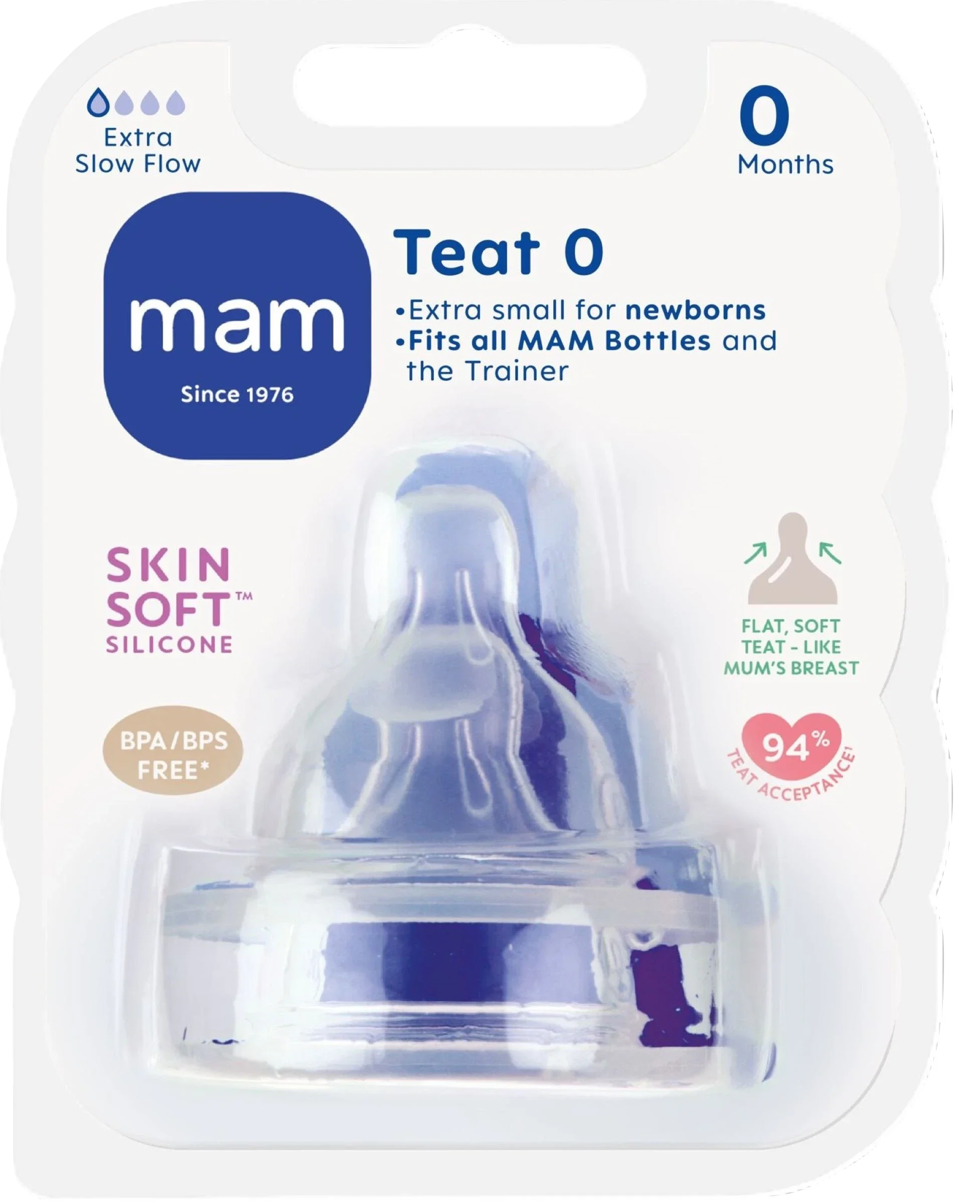 MAM Teat size 0 från MAM – köp hos Apotek Hjärtat