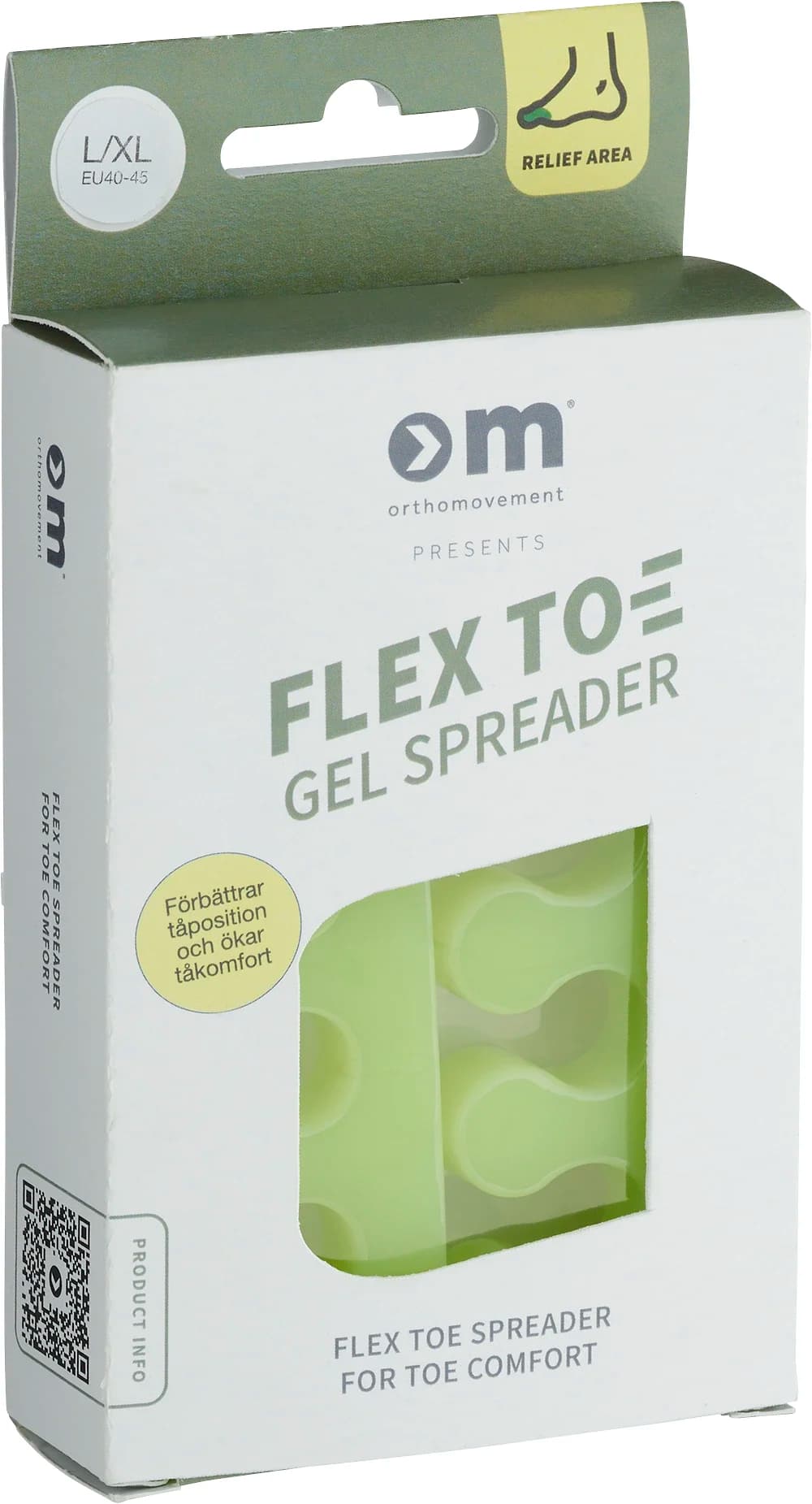 Ortho Movement Flex Toe Gel Spreader 41-46 från Ortho Movement – köp hos Apotek Hjärtat