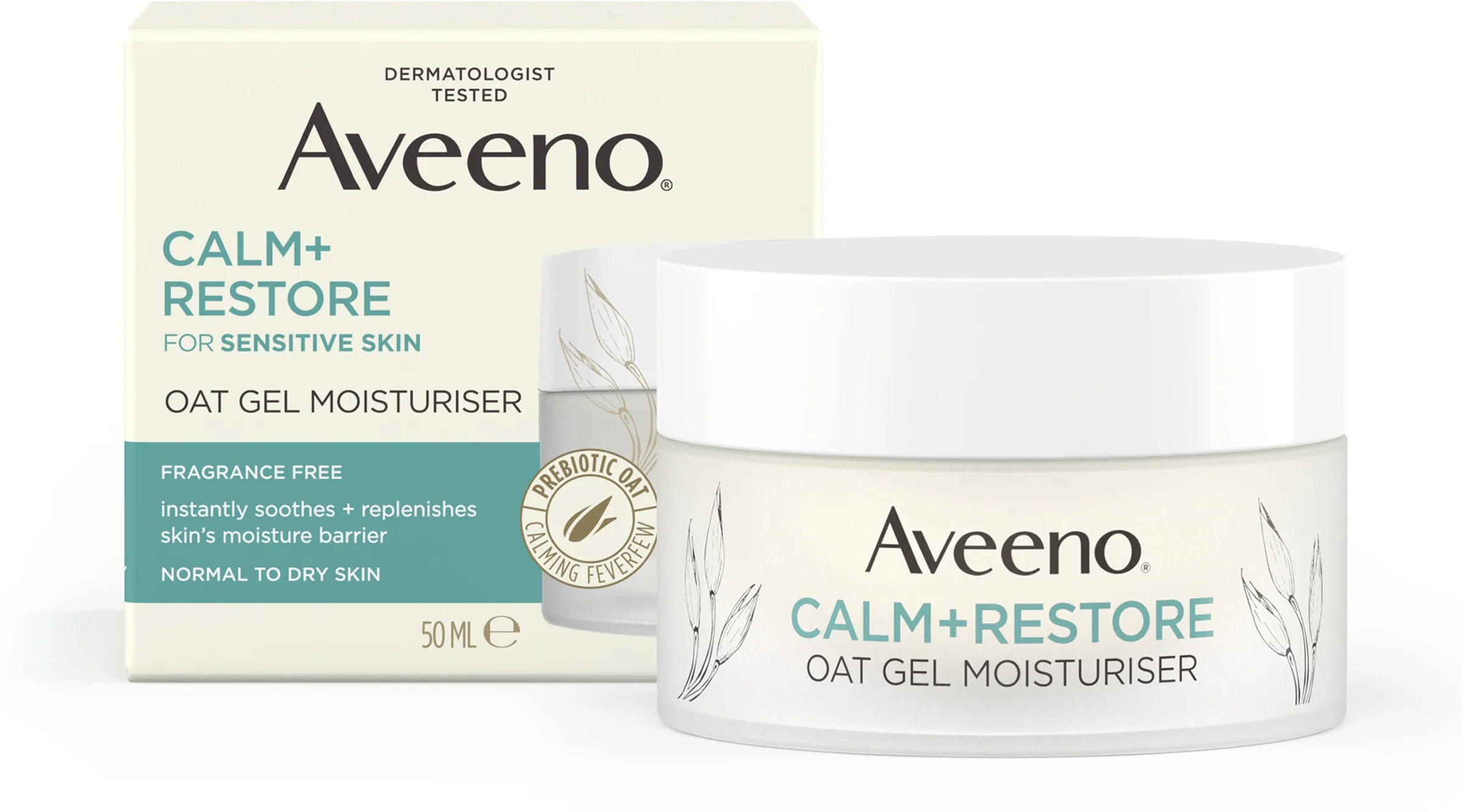 Aveeno CALM+RESTORE® Oat Gel Moisturiser 50 ml från Aveeno – köp hos Apotek Hjärtat