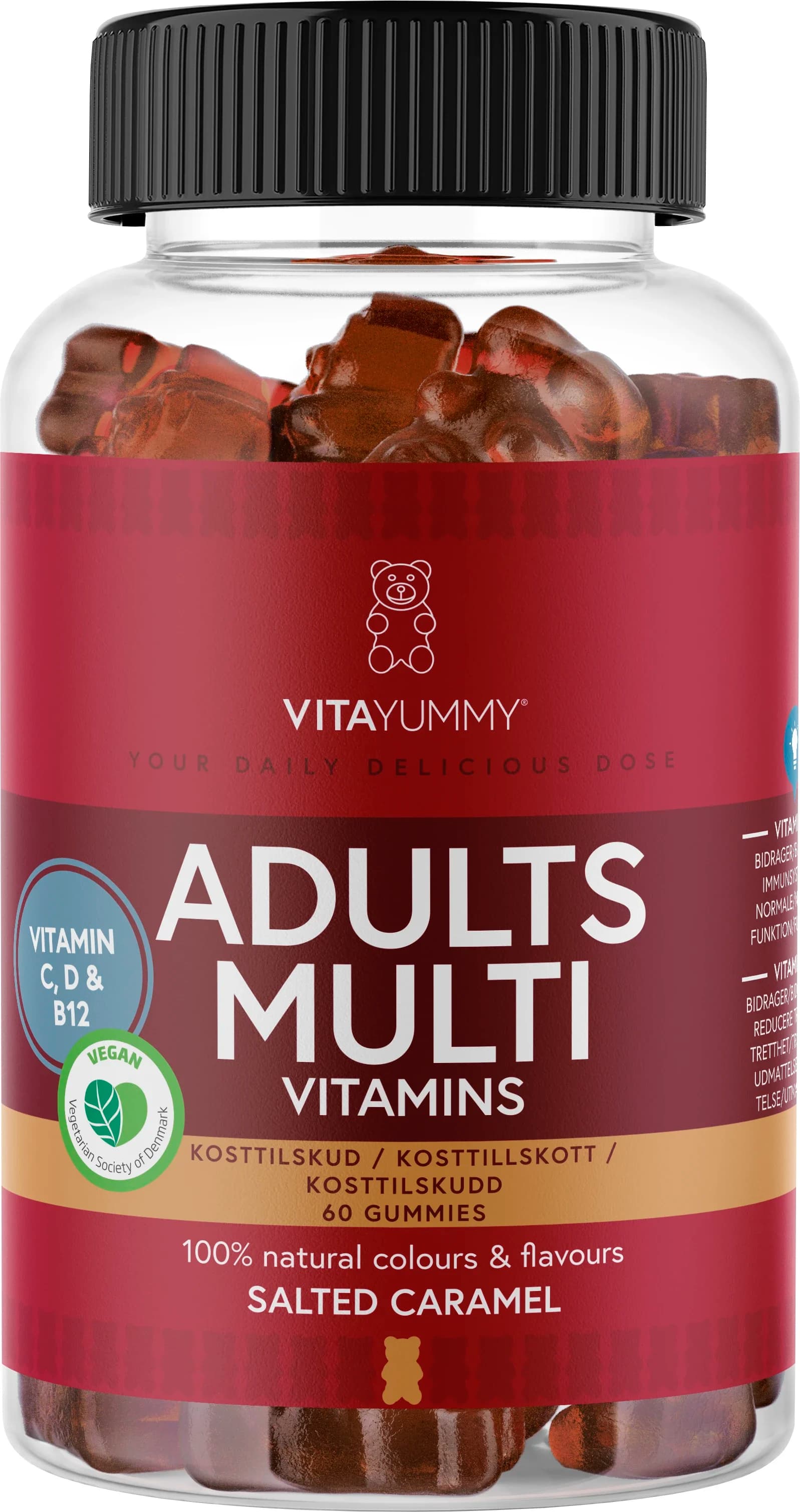 VitaYummy Adults Multi Vitamins Salted Caramel 60 st från VitaYummy – köp hos Apotek Hjärtat
