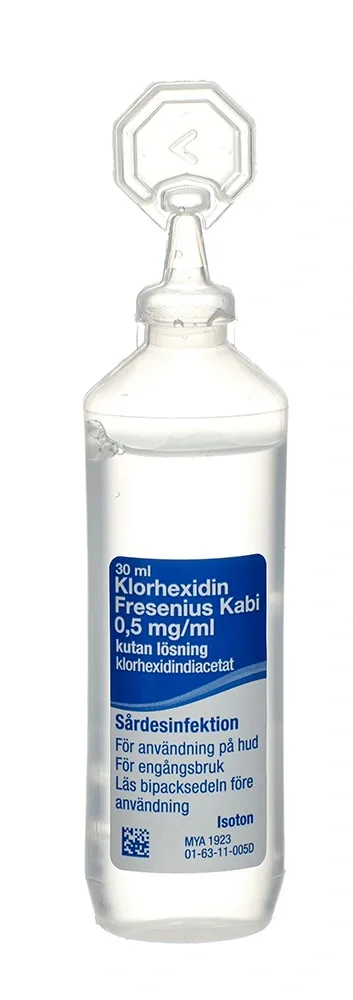 Klorhexidin Fresenius Kabi Kutan Lösning 0,5 mg/ml 20x30 ml från Fresenius – köp hos Apotek Hjärtat