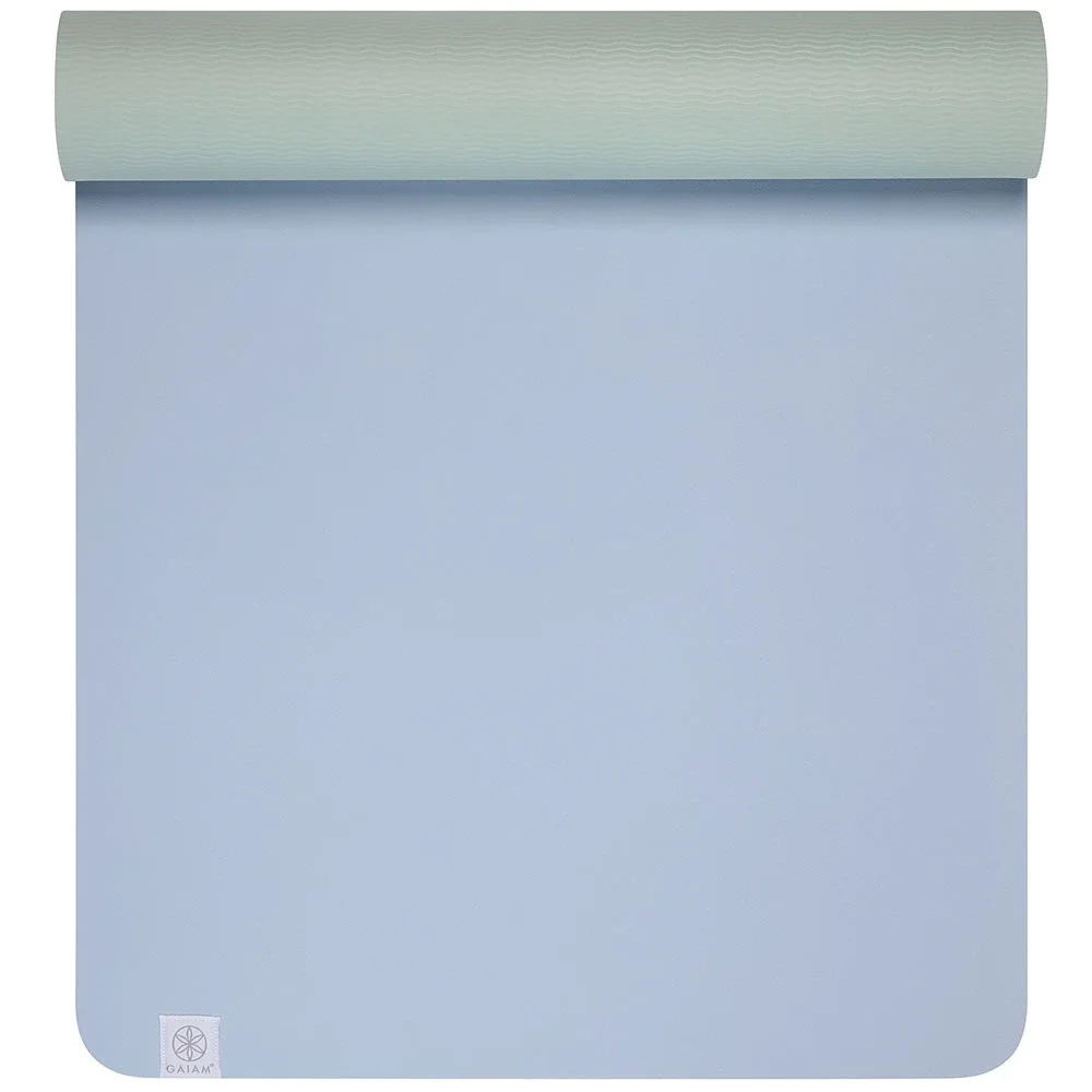 Gaiam TPE Chambray Sea Salt Yoga Mat 6 mm från Gaiam – köp hos Apotek Hjärtat