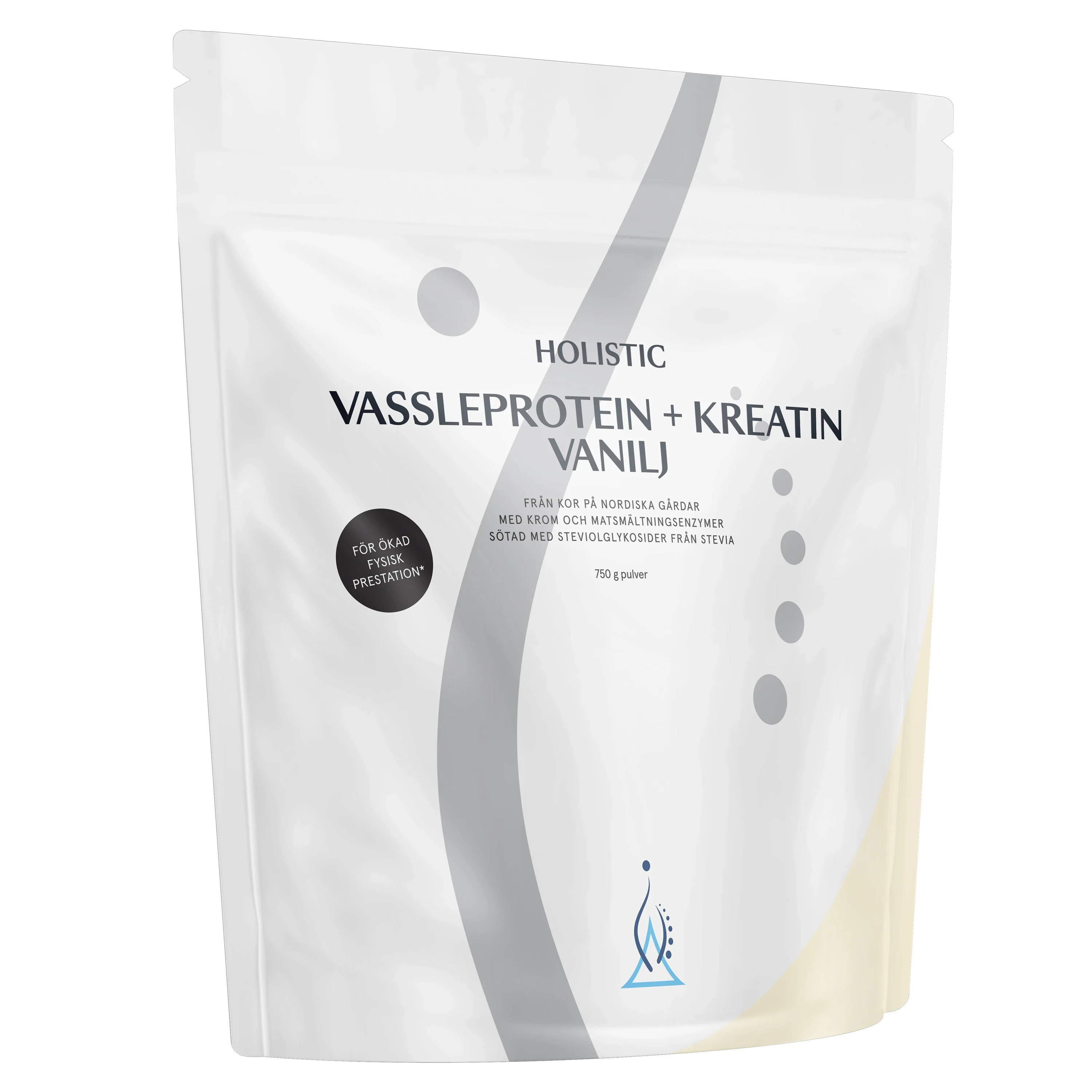 Holistic Vassleprotein + Kreatin Vanilj 750 g från Holistic – köp hos Apotek Hjärtat