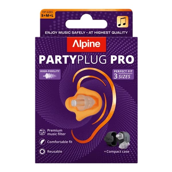 Alpine PartyPlug Pro Transparent 3 par från Alpine – köp hos Apotek Hjärtat