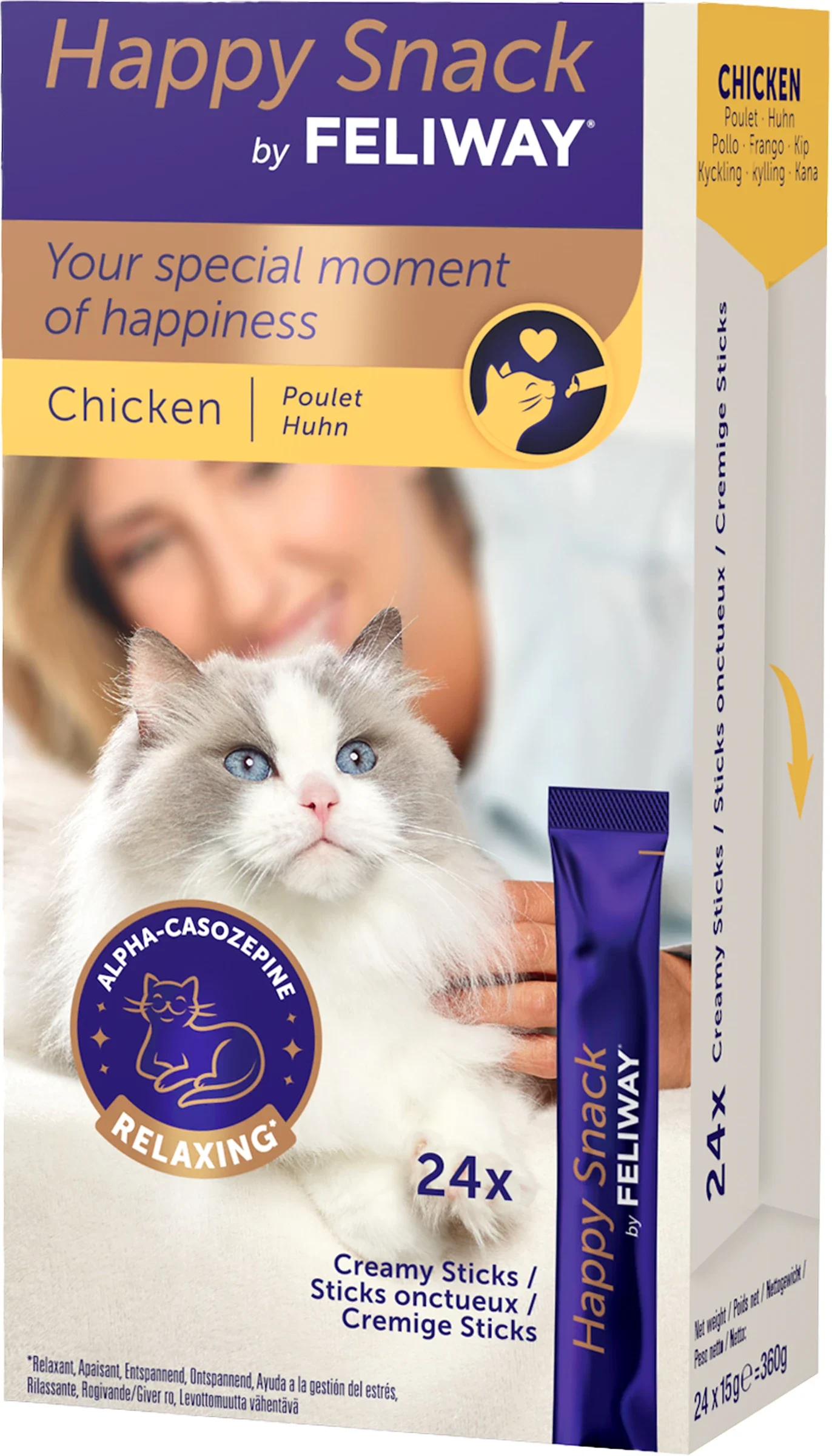 Feliway Happy Snack Kyckling 24 st från FELIWAY – köp hos Apotek Hjärtat