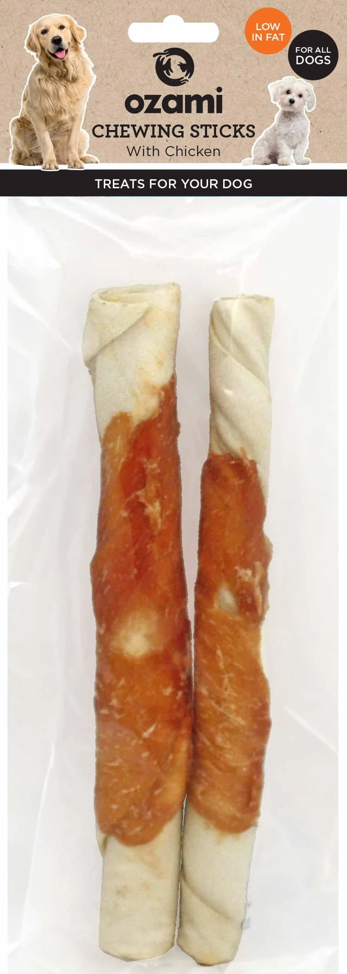 Ozami Chewing Stick With Chicken 25cm 200g från Ozami – köp hos Apotek Hjärtat