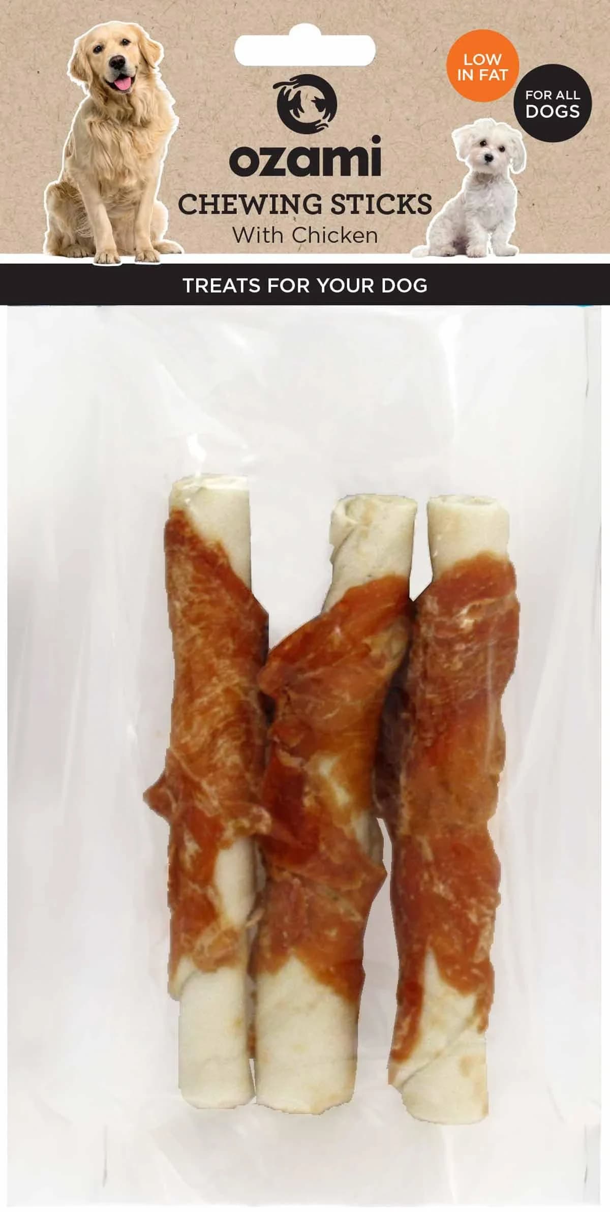 Ozami Chewing Stick With Chicken 15cm 120g från Ozami – köp hos Apotek Hjärtat