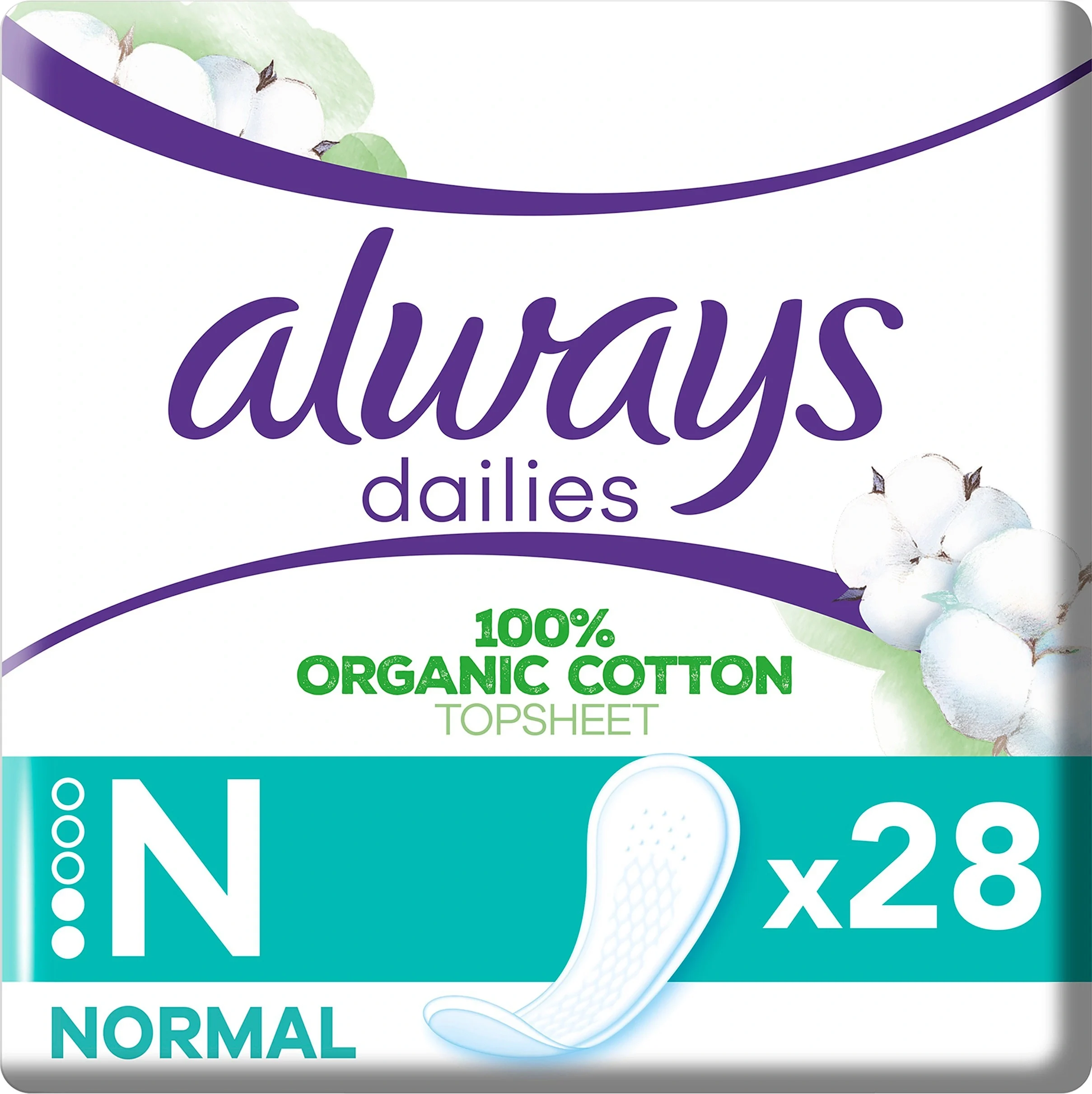 Always Dailies Cotton Protection Trosskydd Normal 28 st från Always – köp hos Apotek Hjärtat