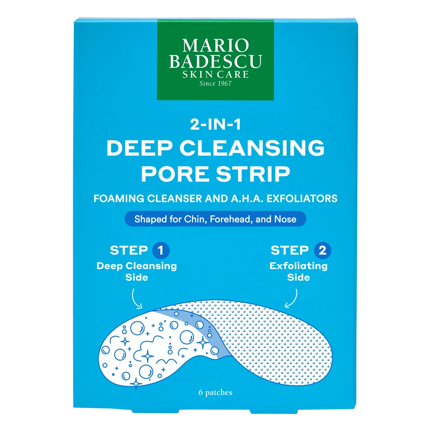 Mario Badescu 2-In-1 Deep Cleansing Pore Strip 6 st från Mario Badescu – köp hos Apotek Hjärtat