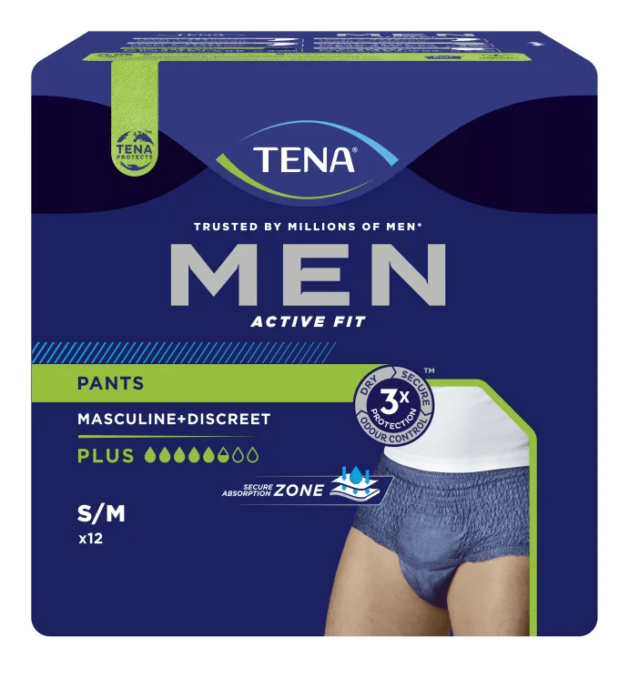 TENA Men Pants Plus S/M 12 st från Tena – köp hos Apotek Hjärtat