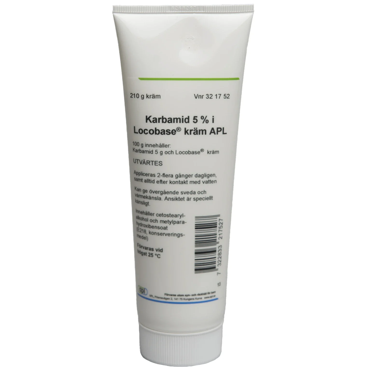 Karbamid 5% i Locobase® Kräm APL 210 g från APL – köp hos Apotek Hjärtat