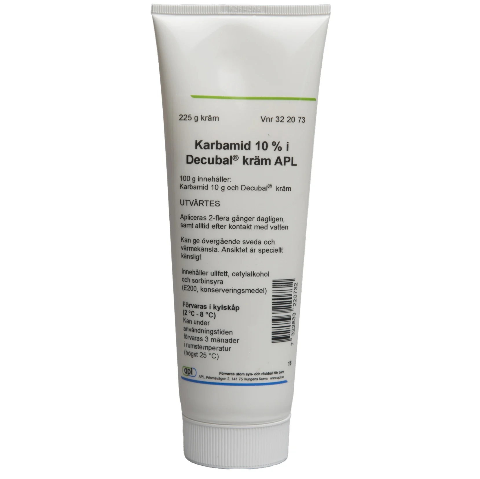 Karbamid 10% i Decubal® Kräm APL 225 g från APL – köp hos Apotek Hjärtat
