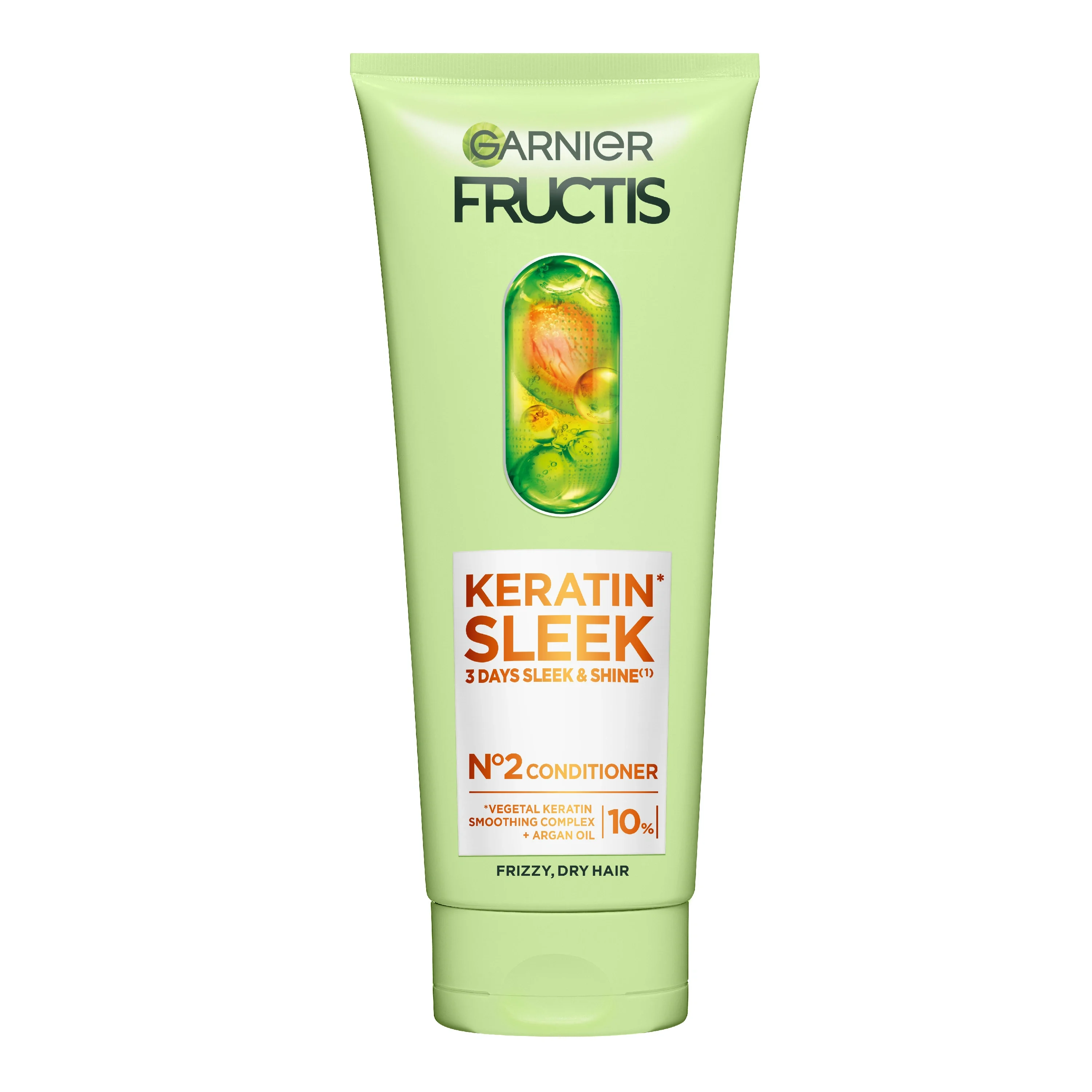 Garnier Fructis Keratin Sleek Balsam för frissigt hår 200 ml från Garnier – köp hos Apotek Hjärtat