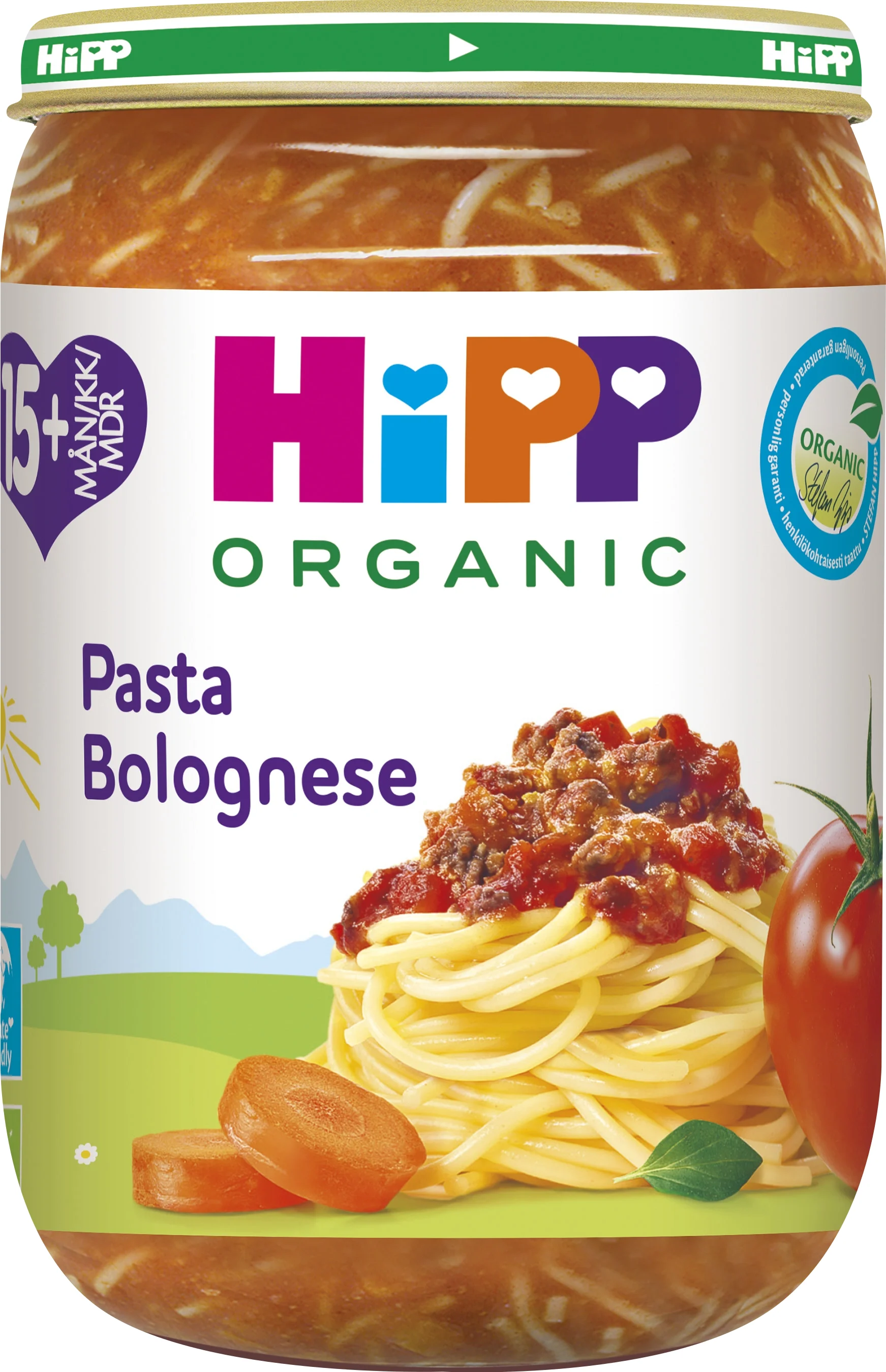 HiPP Pasta Bolognese 15 mån 250 g från HiPP – köp hos Apotek Hjärtat